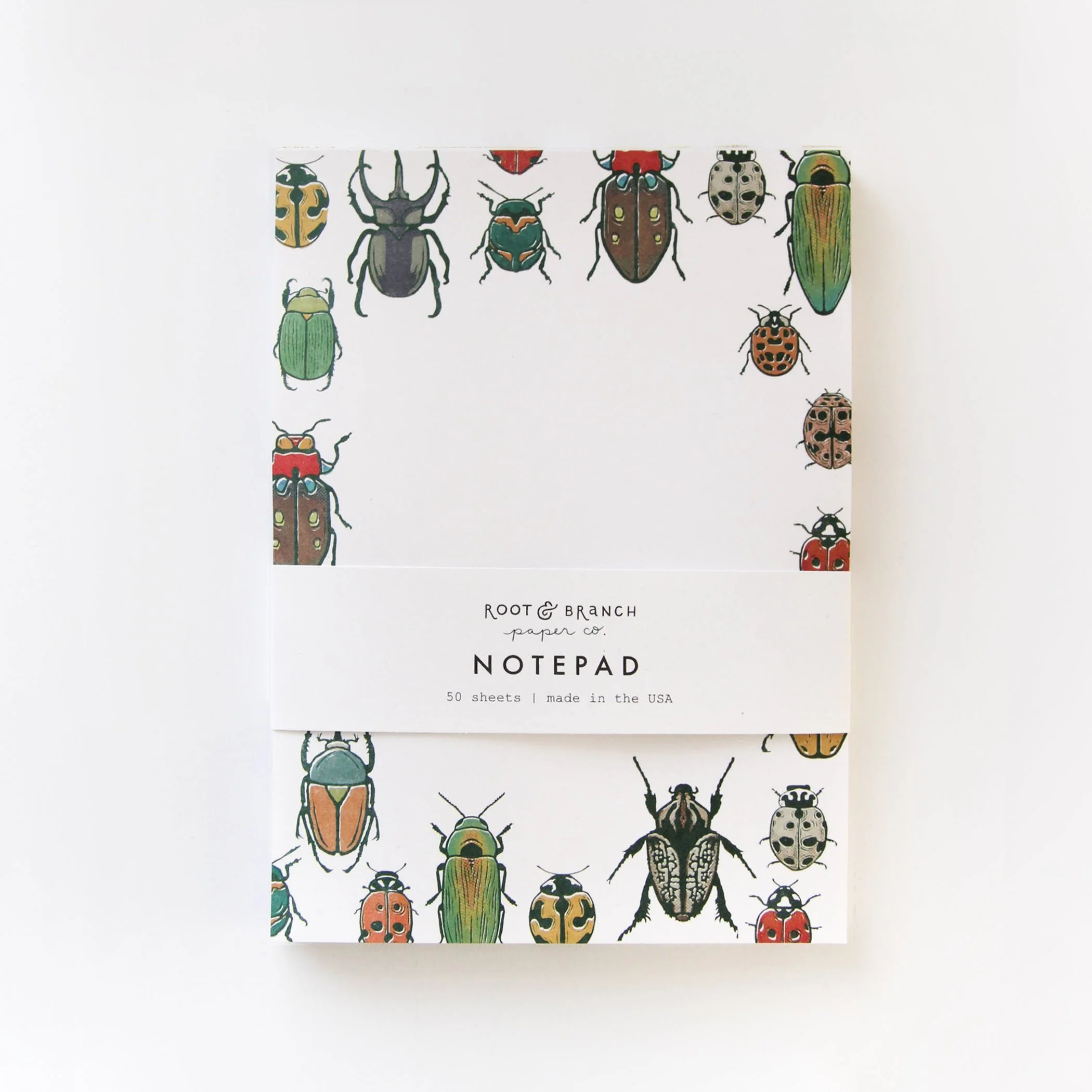 Beetle Notepad — Root & Branch Paper Co.