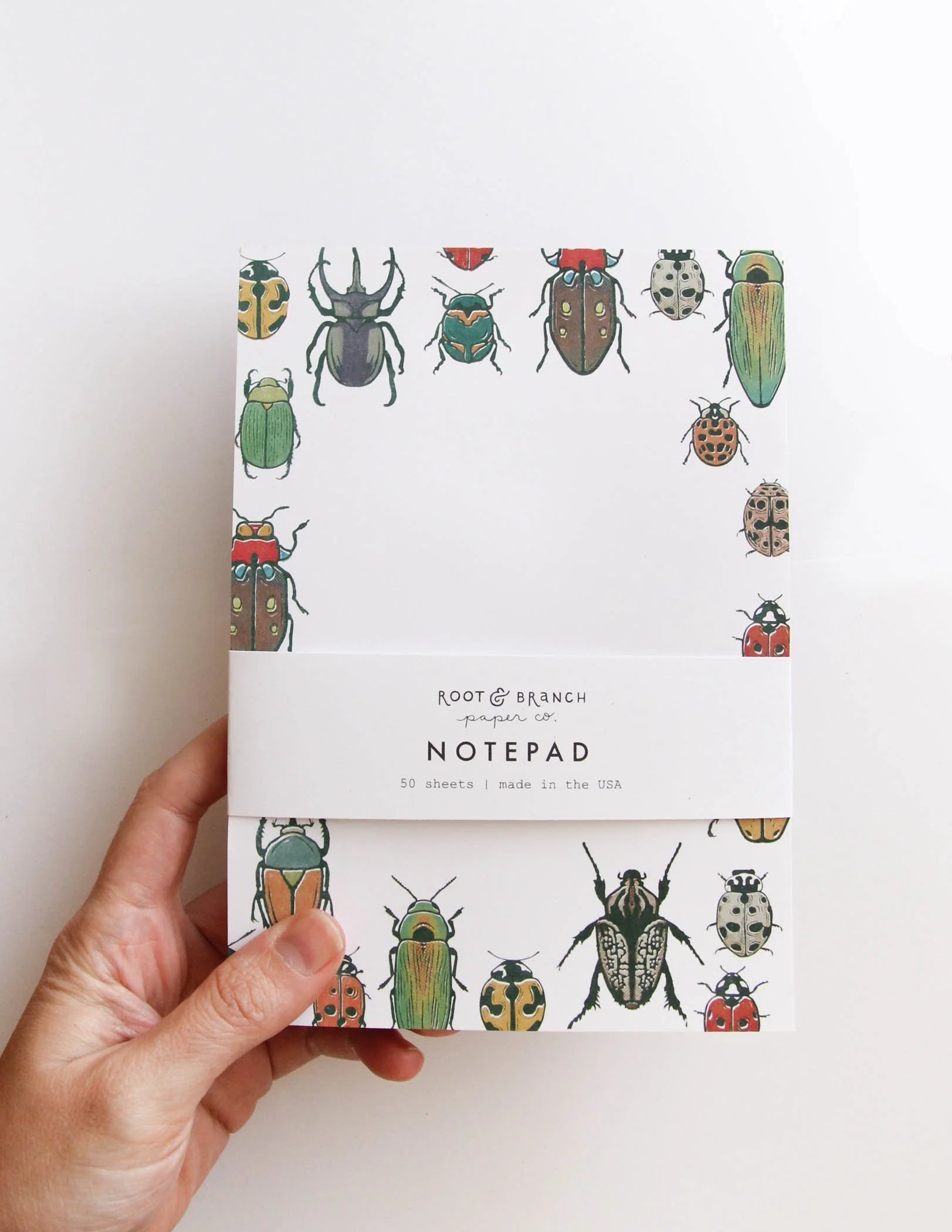 Beetle Notepad — Root & Branch Paper Co.