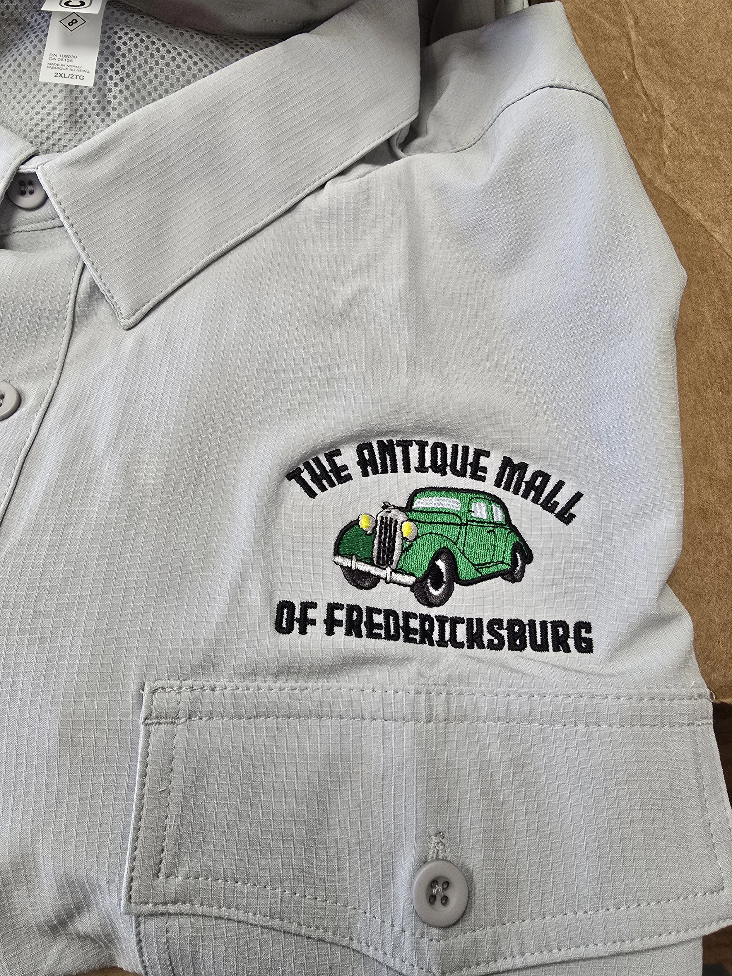 The Antique Mall of Fredericksburg Fishing Shirt