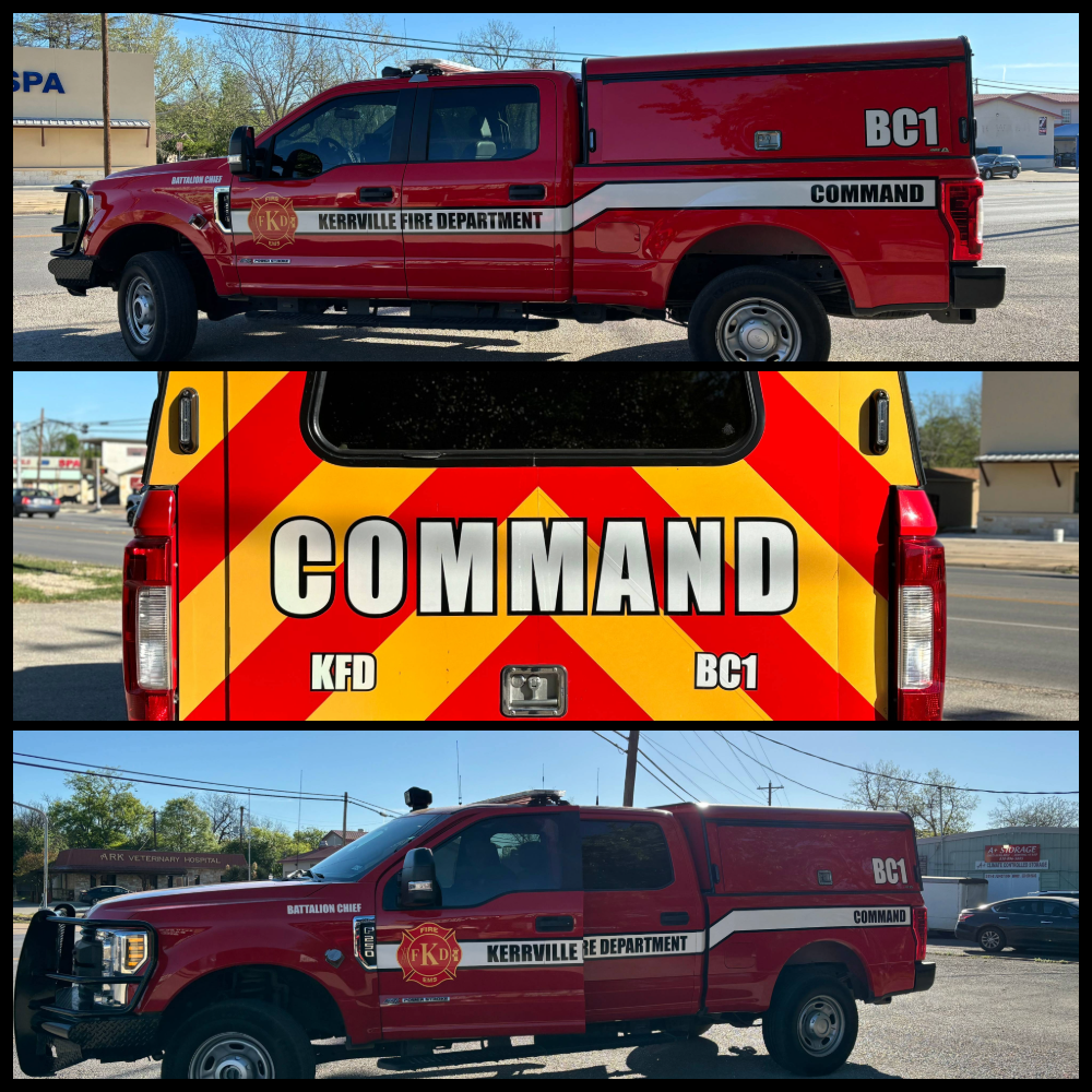 Kerrville Fire Department Command Vehicle Graphics