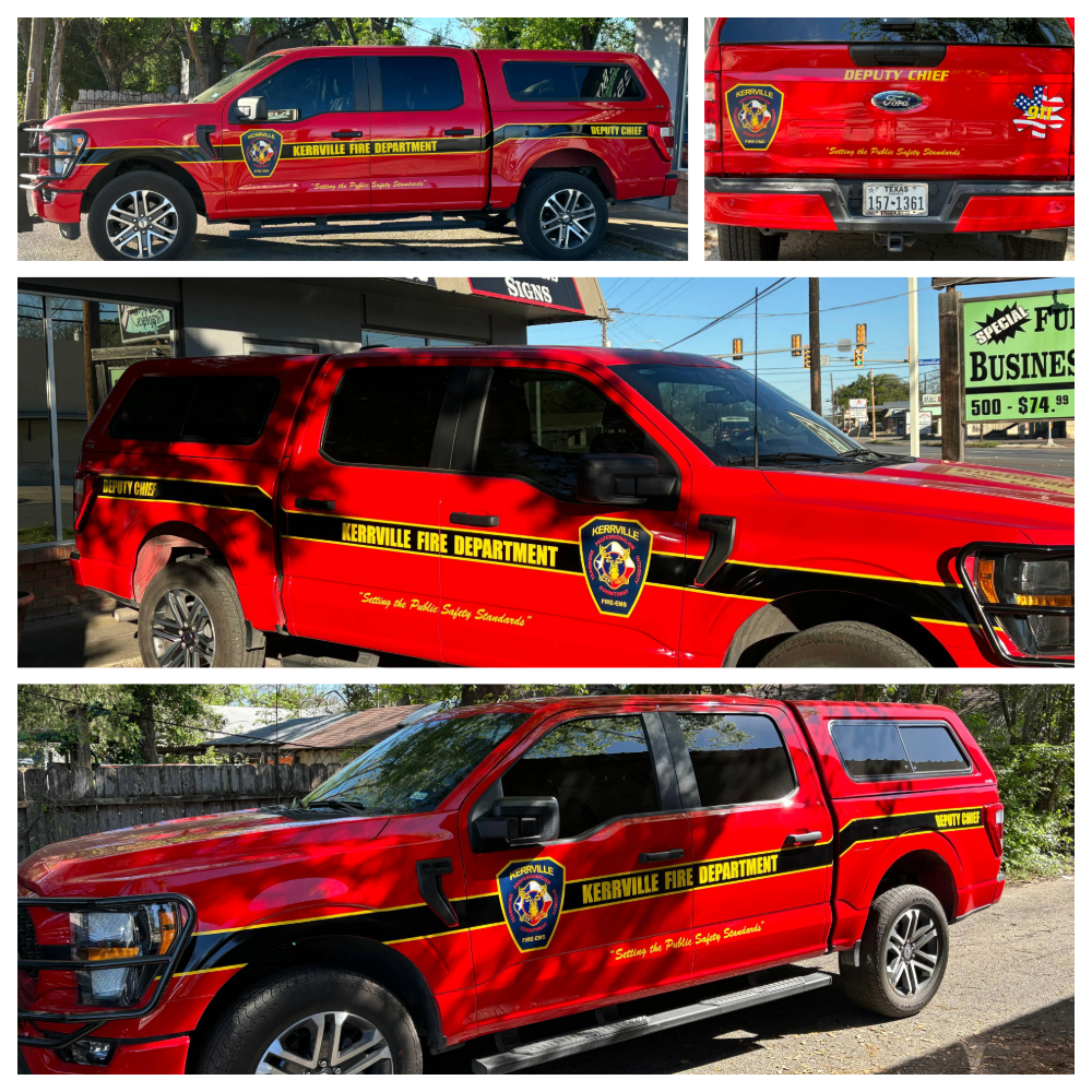 Kerrville Fire Department Vehicle Graphics 