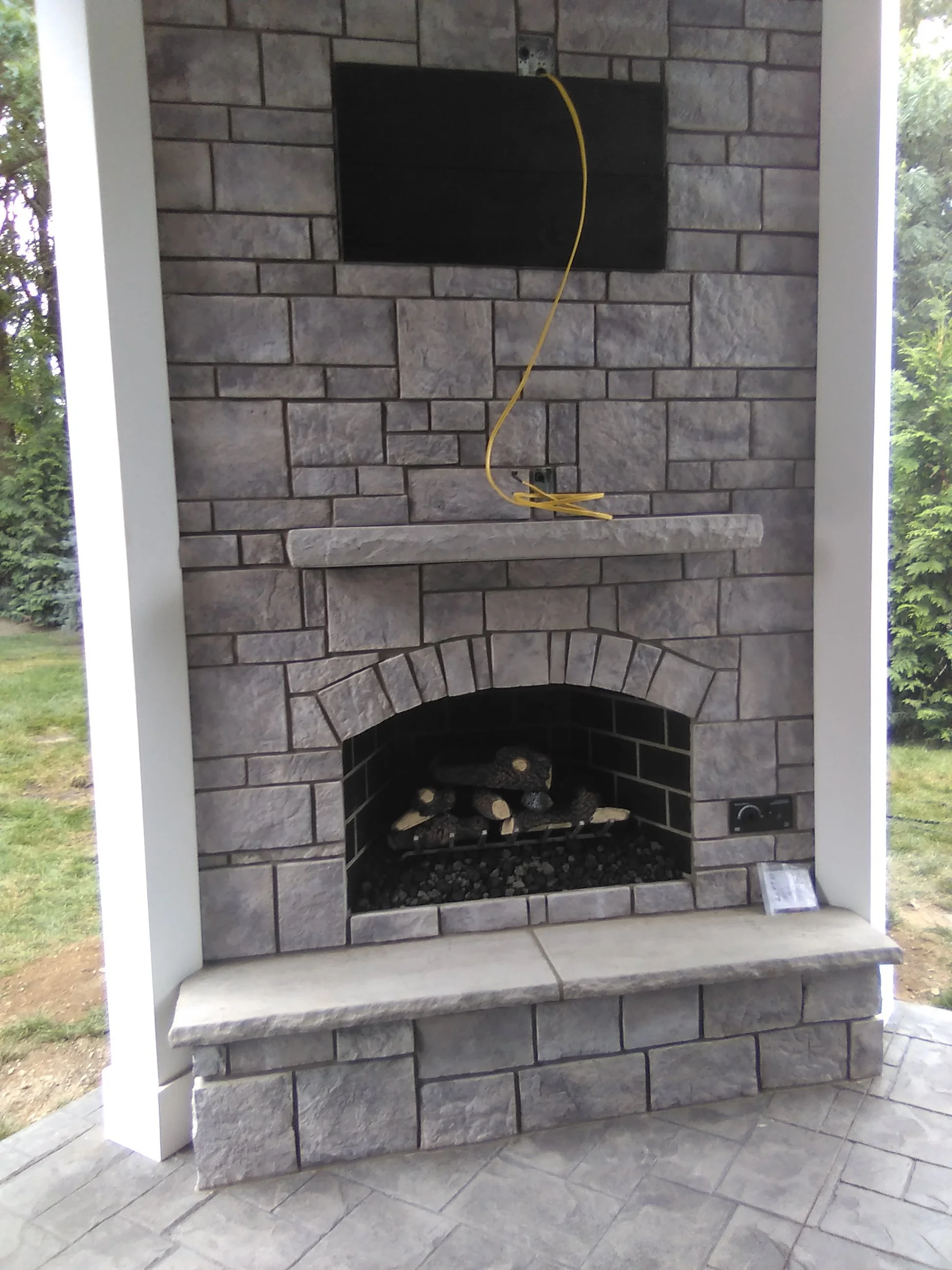 Outdoor Gas Fireplace