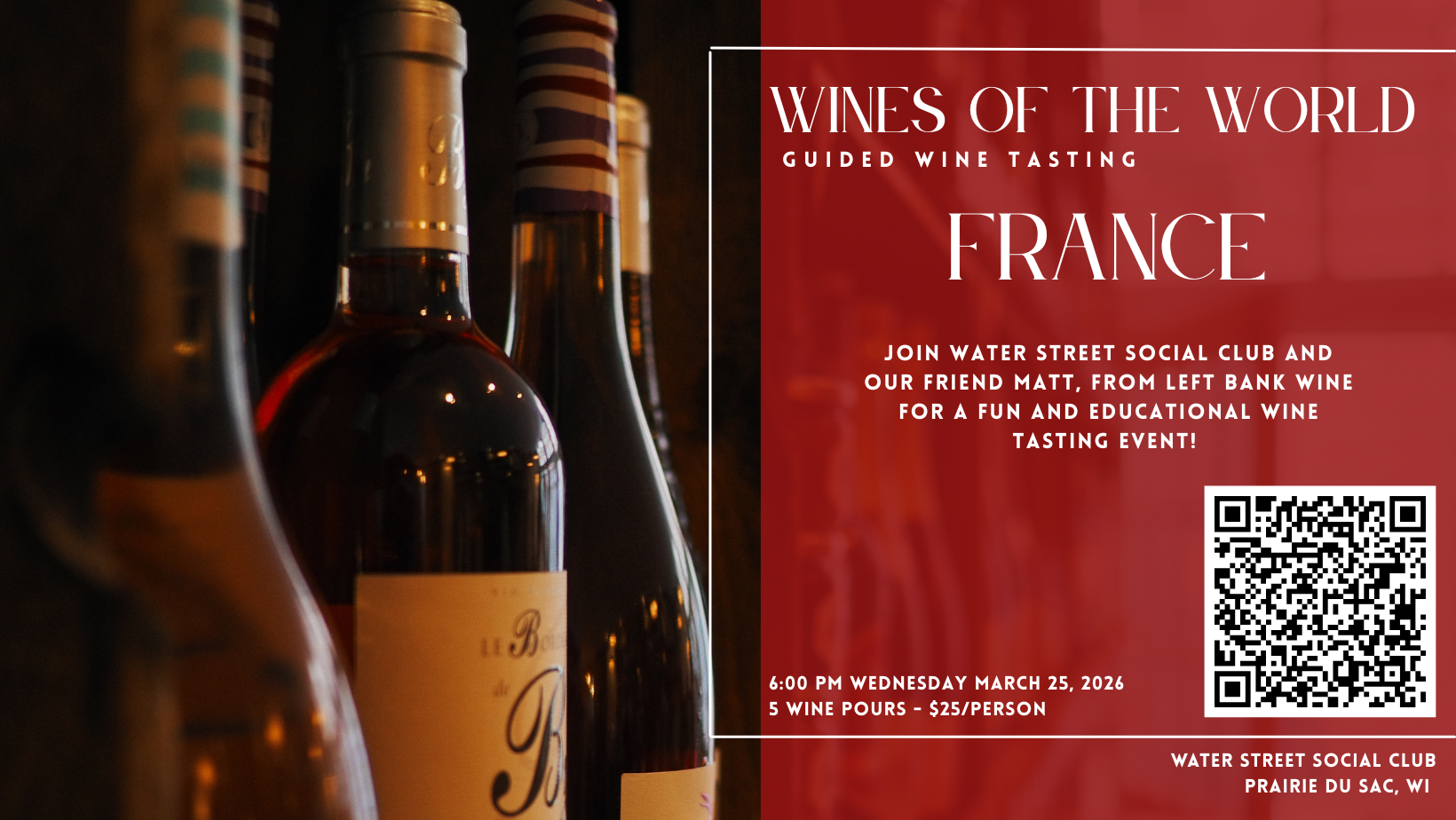 Wines of the World Tasting - France 