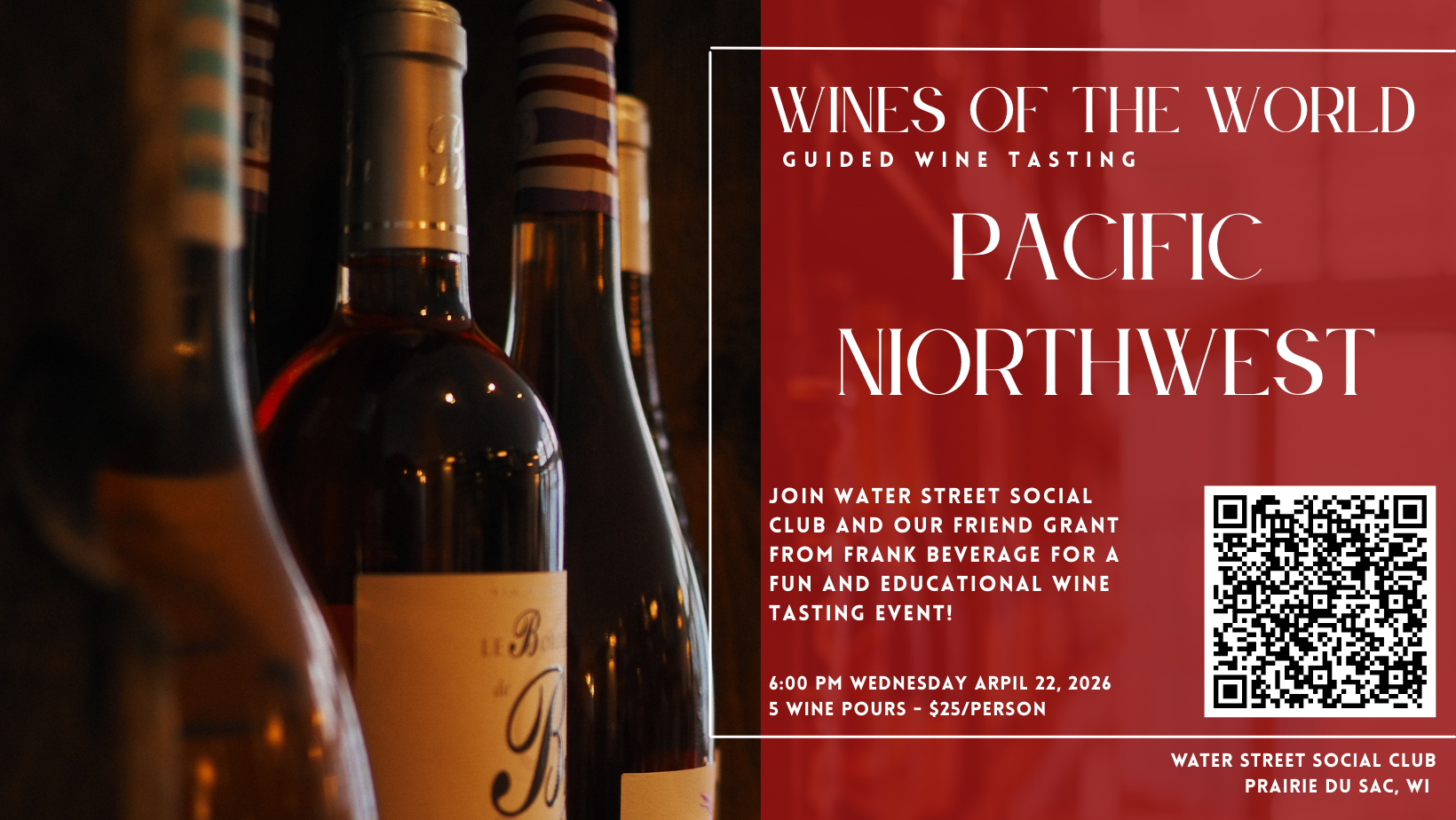 Wines of the World Tasting - Pacific Northwest 
