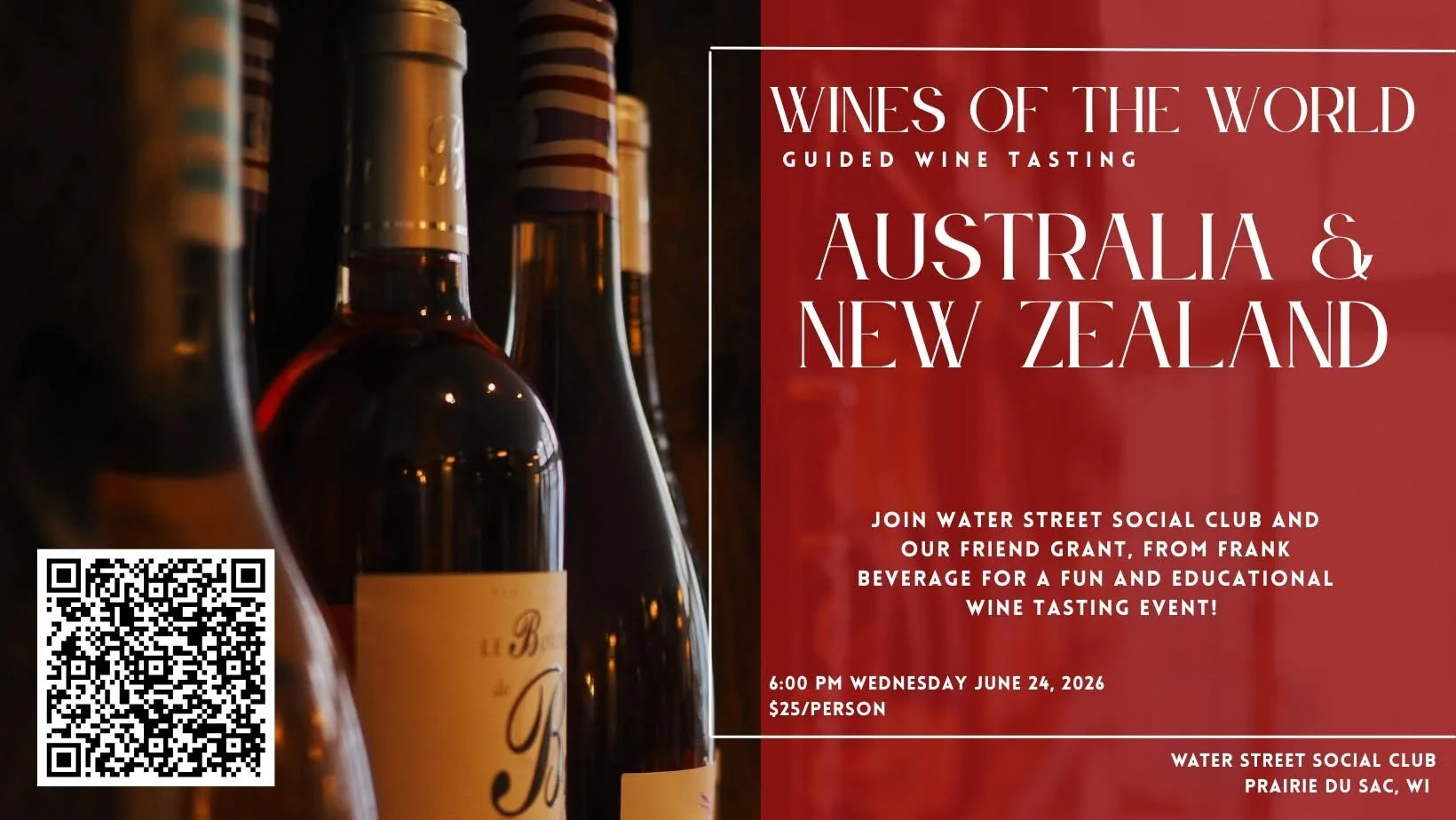 Wines of the World Tasting - Australia &amp; New Zealand