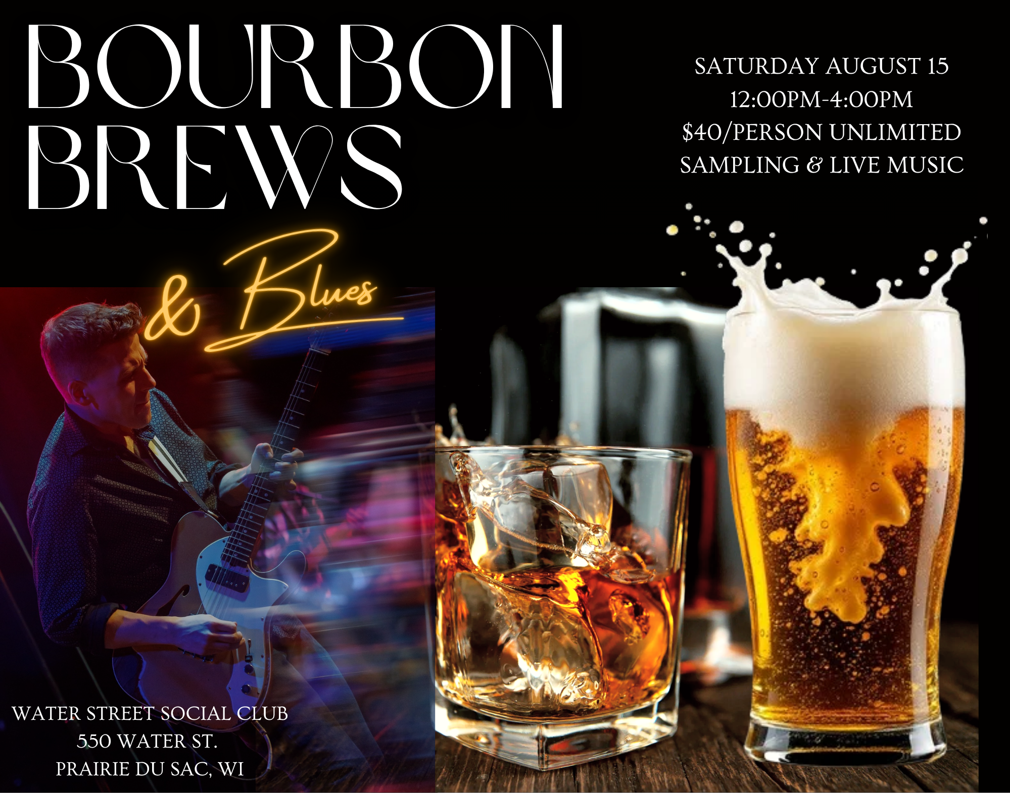 Bourbon, Brews & Blues