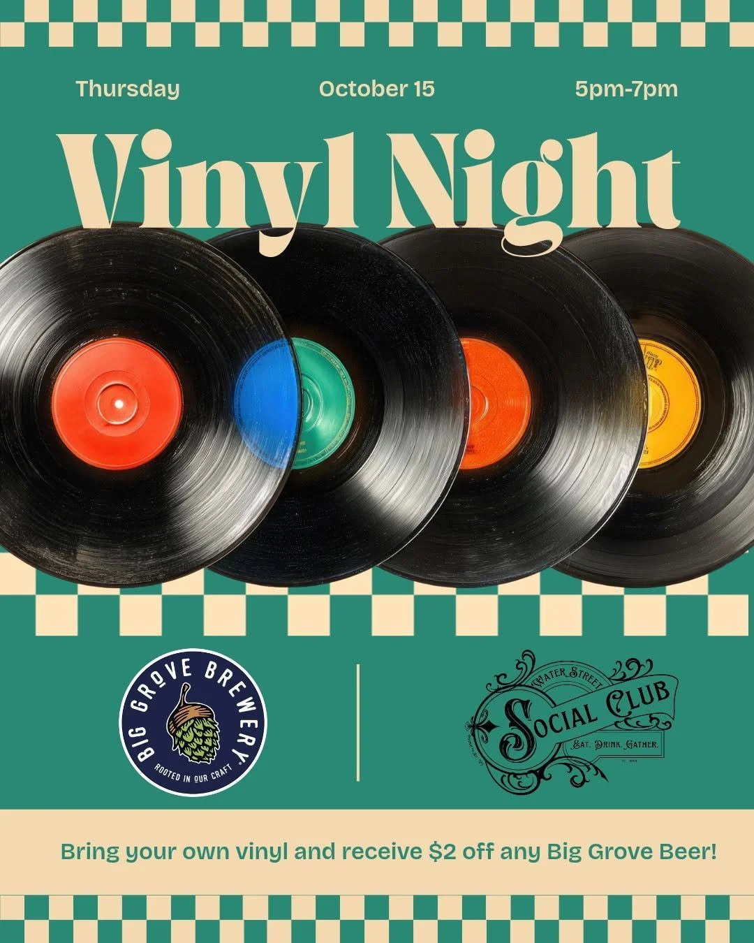 Vinyl Night with Big Grove Brewery