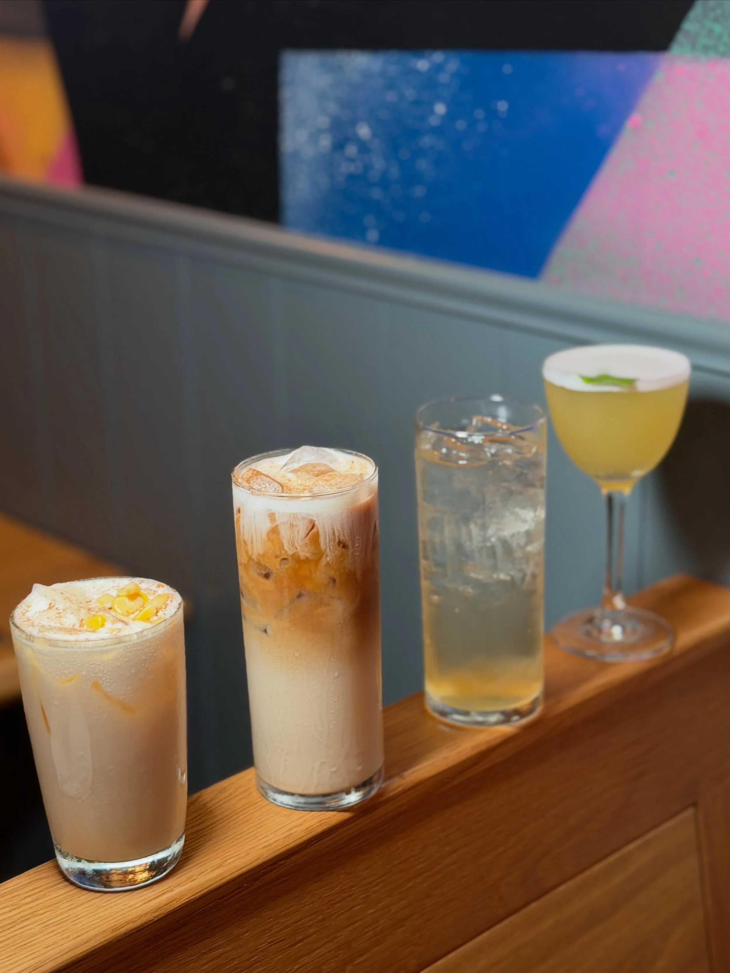 Four drinks, four flavors, four ways to get silly (without the alcohol). 🤪

#Naks #FilipinoDrinks #Mocktails #IcedCoffee #UnapologeticFoods 

Mais Con Yelo Horchata: Sweet corn, coconut and condensed milk come together in this creamy spin on mais co