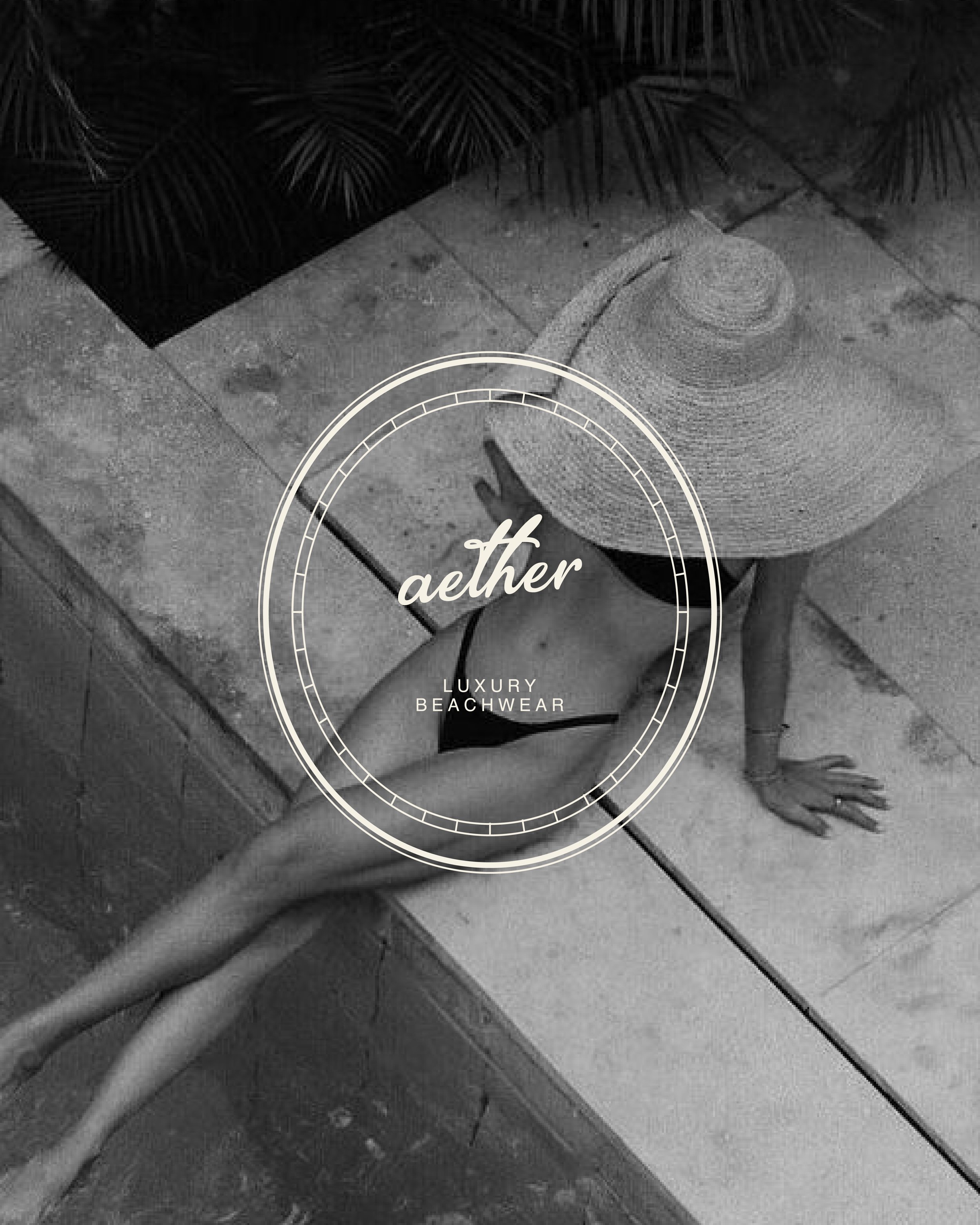 Instagram post mockup featuring a launch post designed using the Aether branding kit
