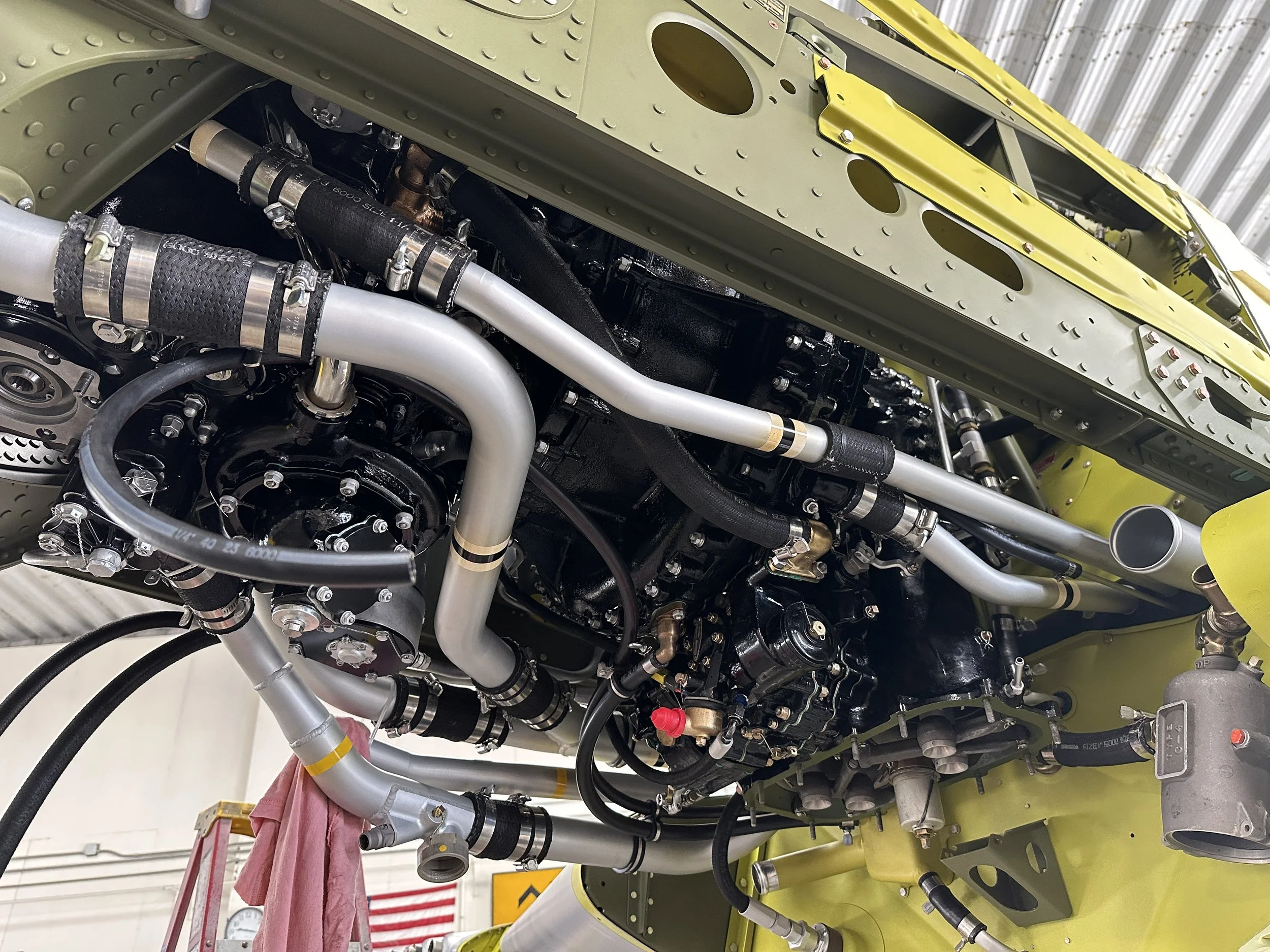 Engine coolant tube installation