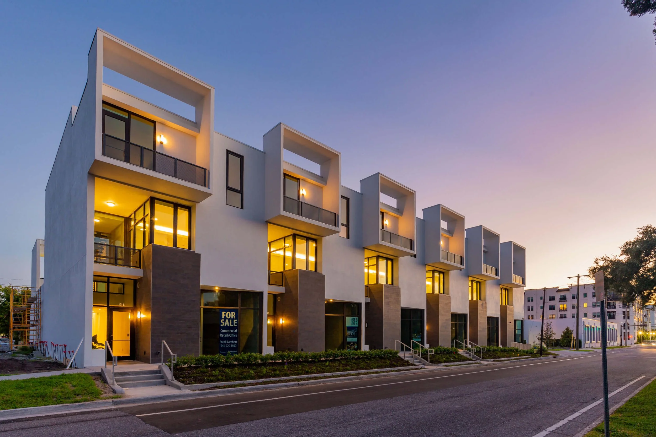 The Zahrada townhomes tap into Sarasota’s midcentury modern legacy