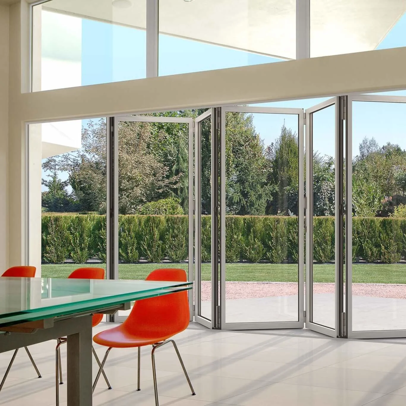 These operable openings allow for unprecedented flexibility and natural light