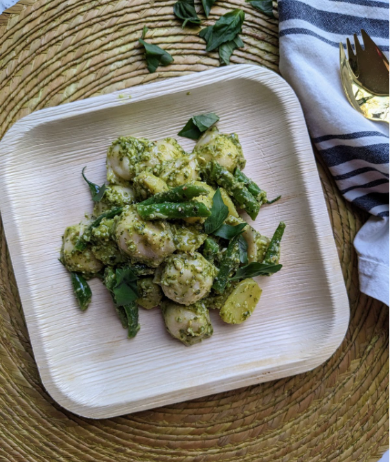 The Perfect Summer Pesto Picnic Salad Recipe with Kachka Dumplings