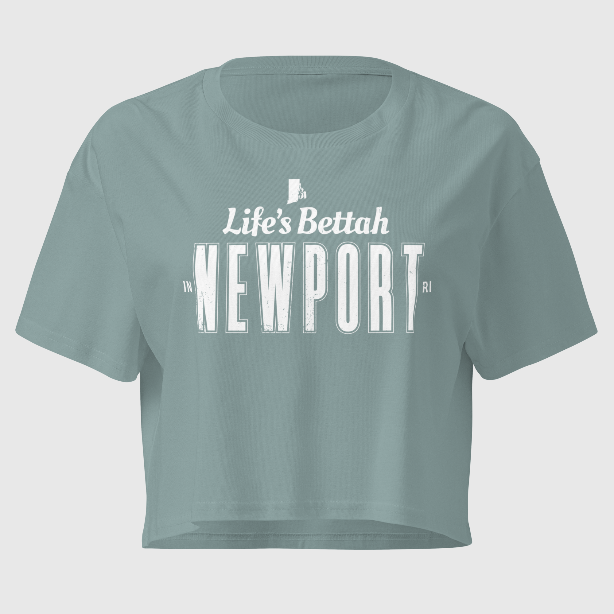 Life's Bettah in Newport - Crop Top Tee