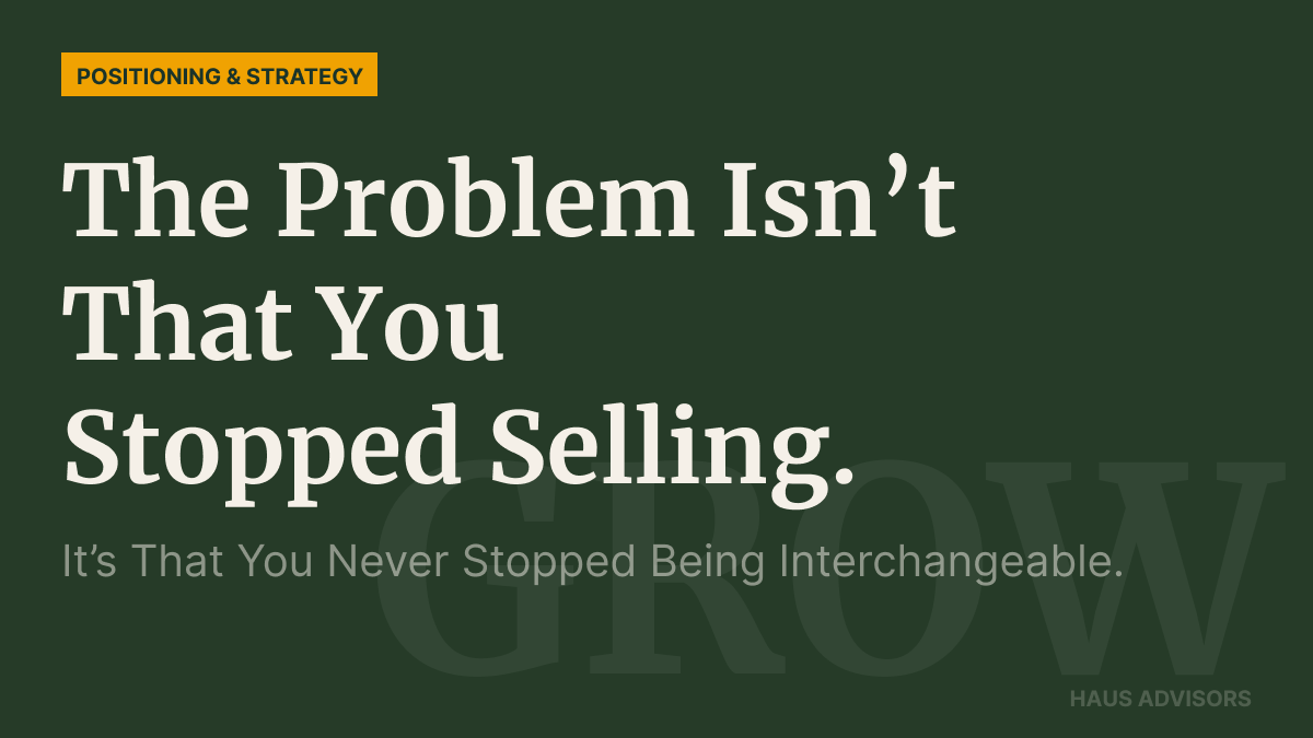 Why More Business Development Won't Fix Your Feast/Famine Problem