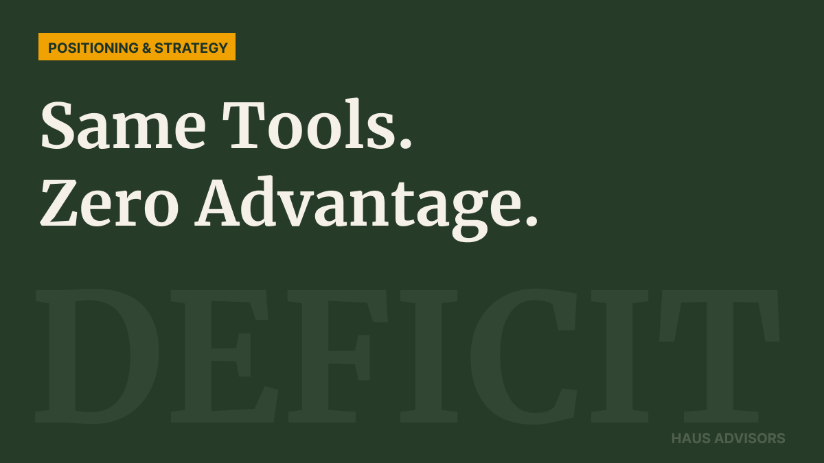 Why Most Agencies Are Using AI to Get Faster at Being Generic