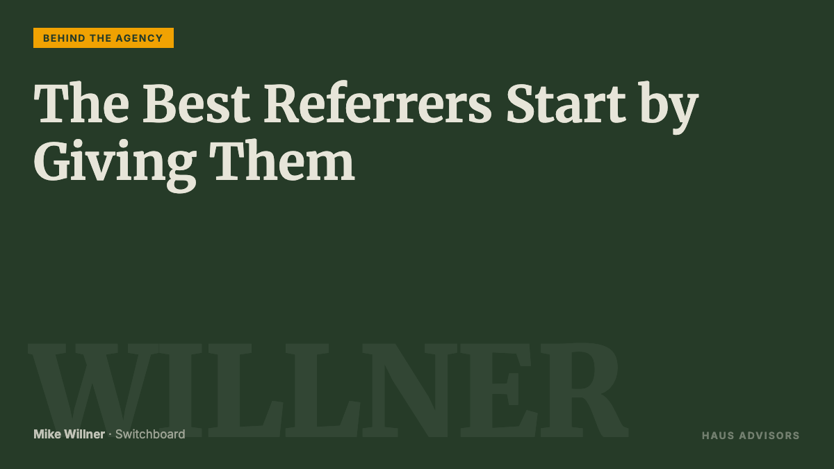 Episode 27: The 4-Direction Partner Framework That Turns 3 Deep Relationships Into a Referral Engine
