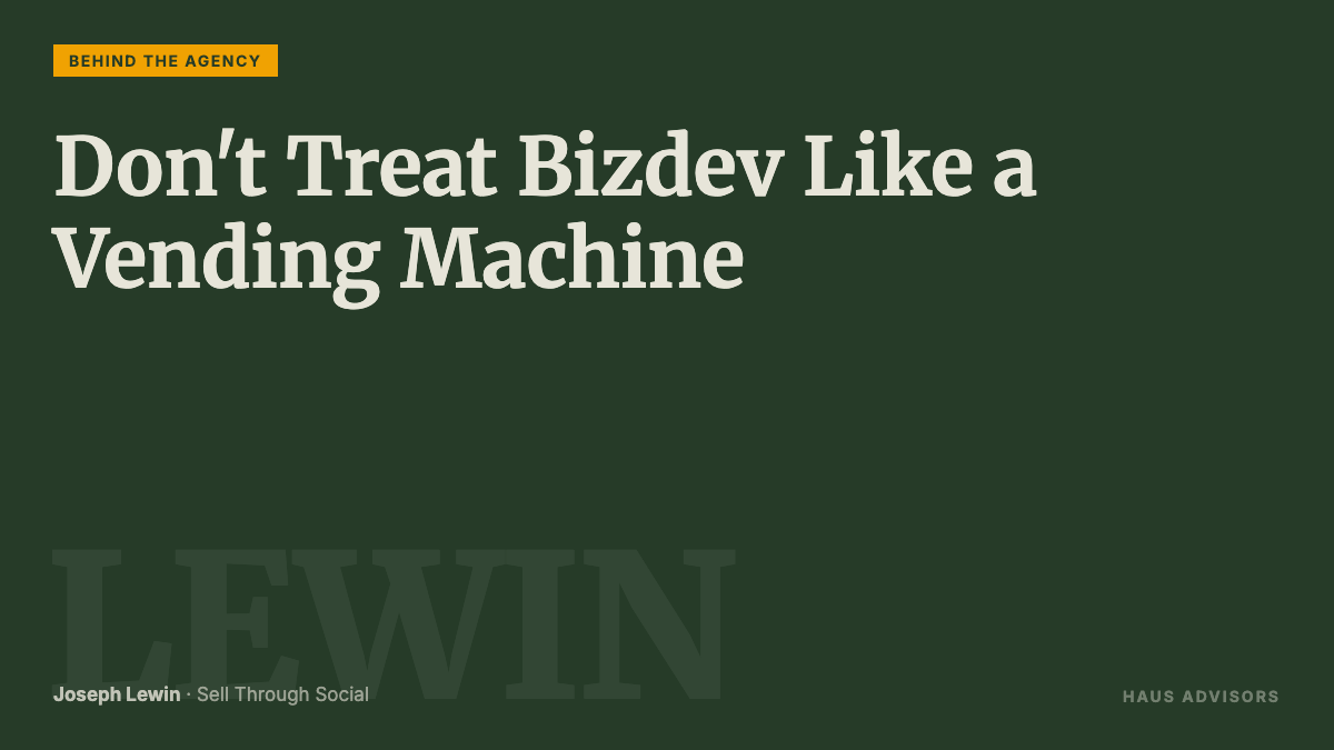 Episode 23: LinkedIn Live as a BD Engine for Relationship-Driven Agencies