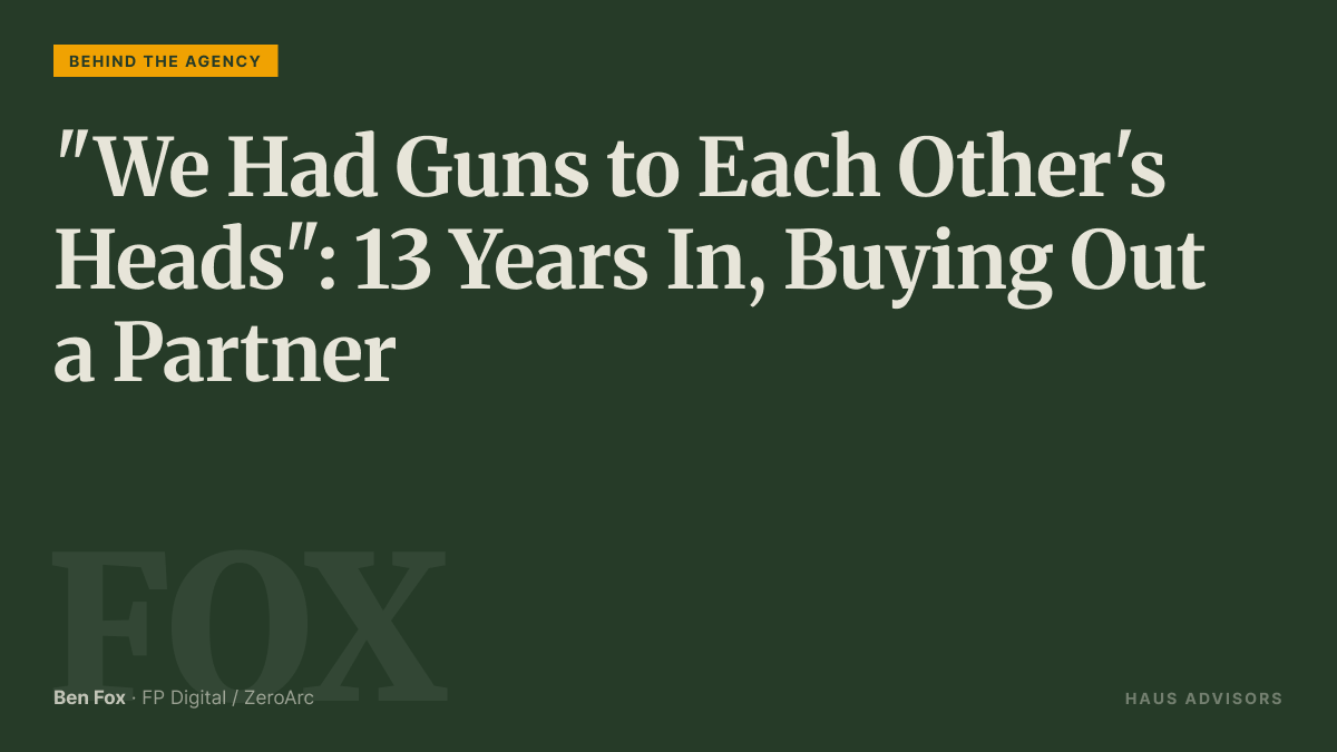 Episode 66: The Partner Buyout, the $4 Billing Error, and Why "Do More With More" Beats Cutting Heads