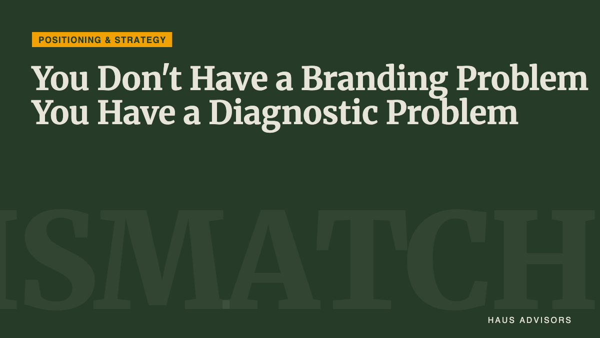 Positioning Consultant vs Brand Agency: Why Agency Founders Keep Hiring the Wrong One