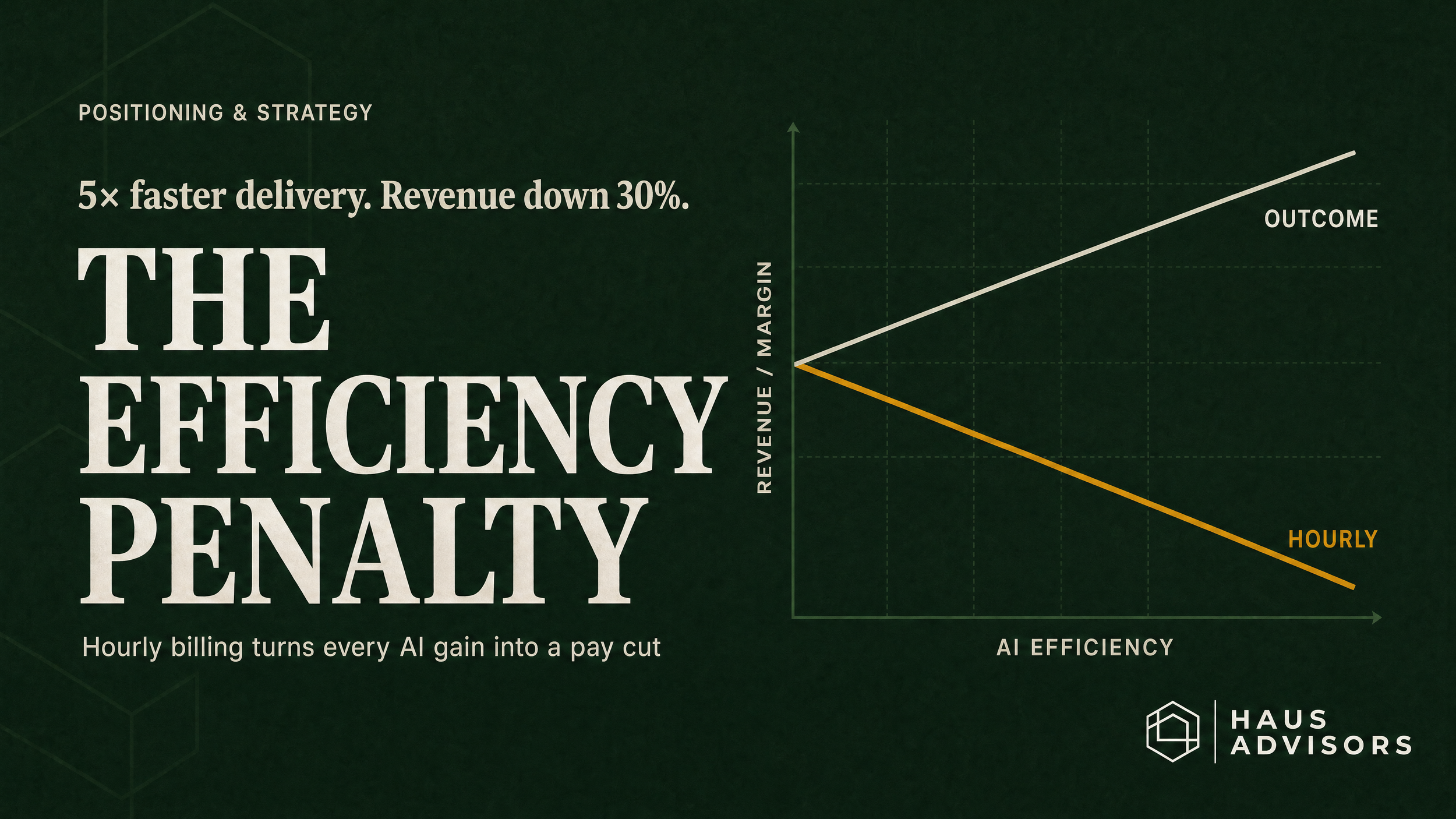 Every AI Tool Your Team Adopts Makes Your Agency Less Profitable. Unless You Change What You're Selling.