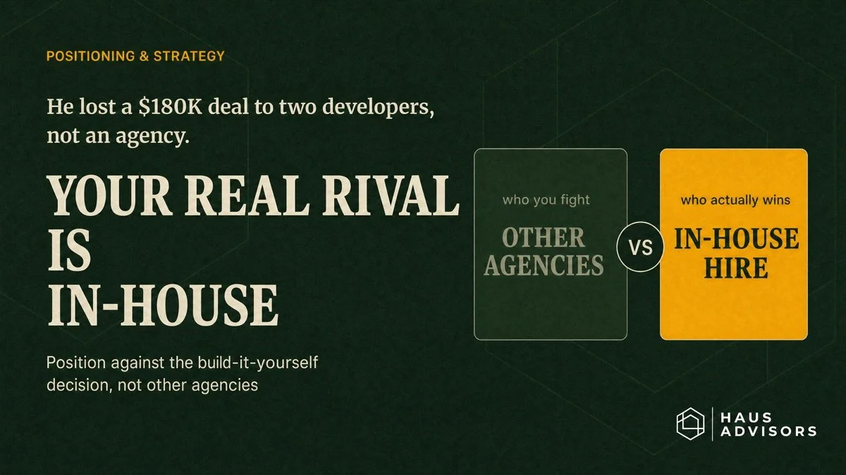 Agency Positioning: Why a Rebrand Won't Fix It