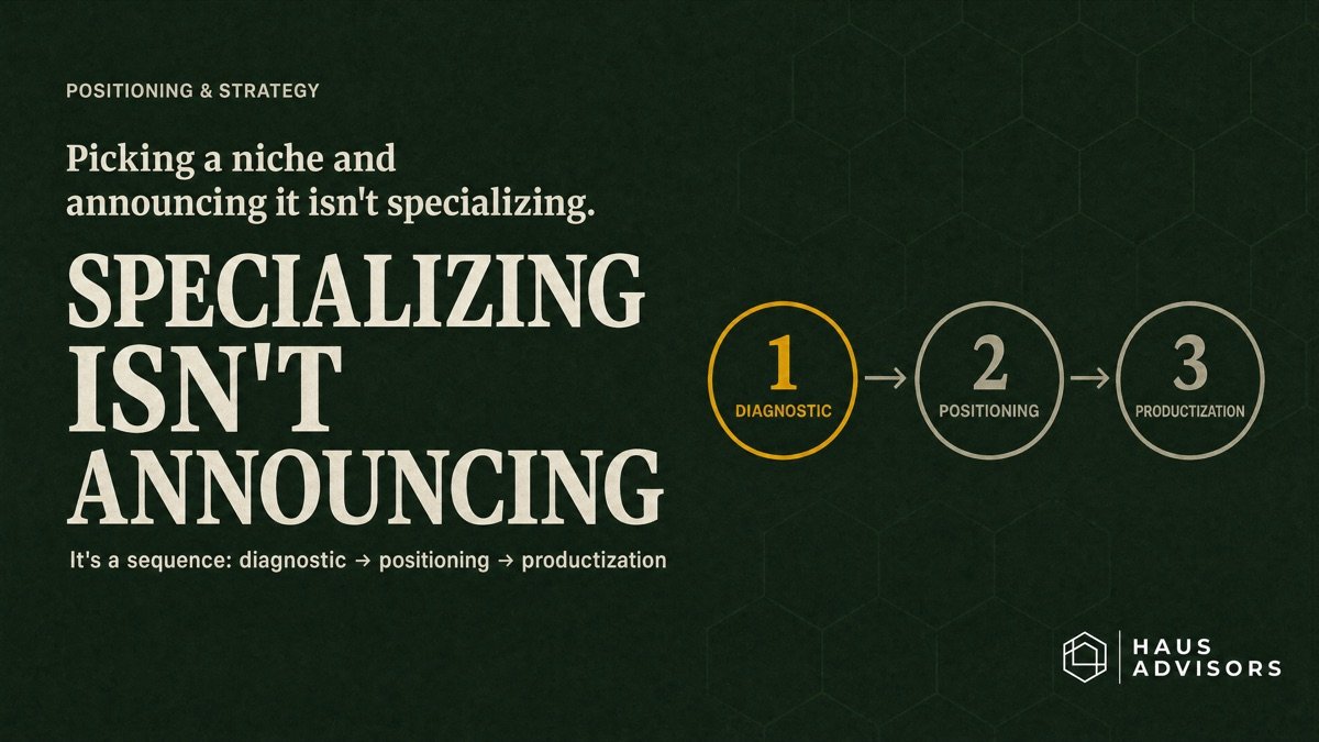 How to Specialize a Software Agency Without Killing Your Pipeline
