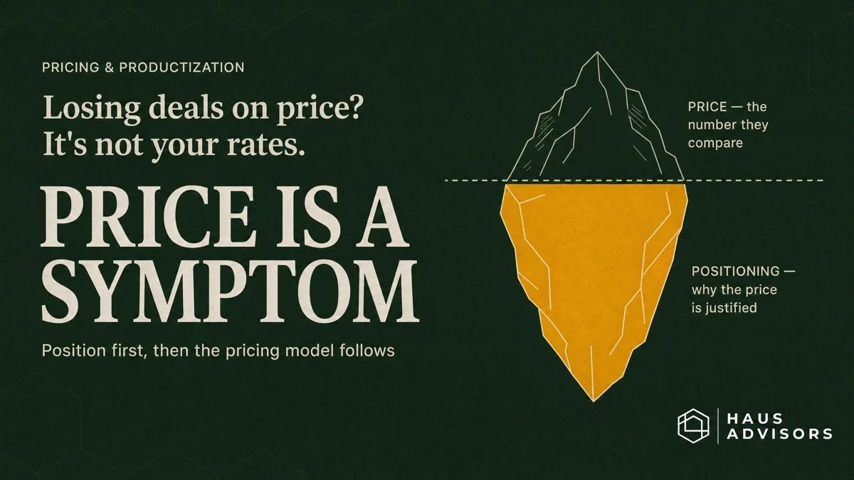 The Pricing Problem That Has Nothing to Do With Your Rates