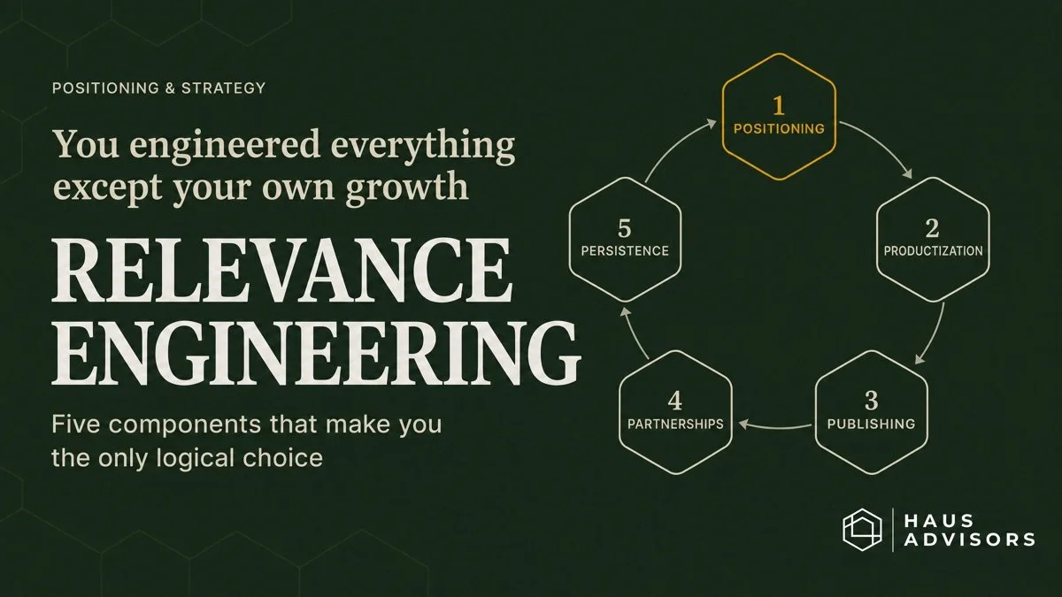 You've Engineered Every Part of Your Clients' Businesses. Except Your Own Growth.