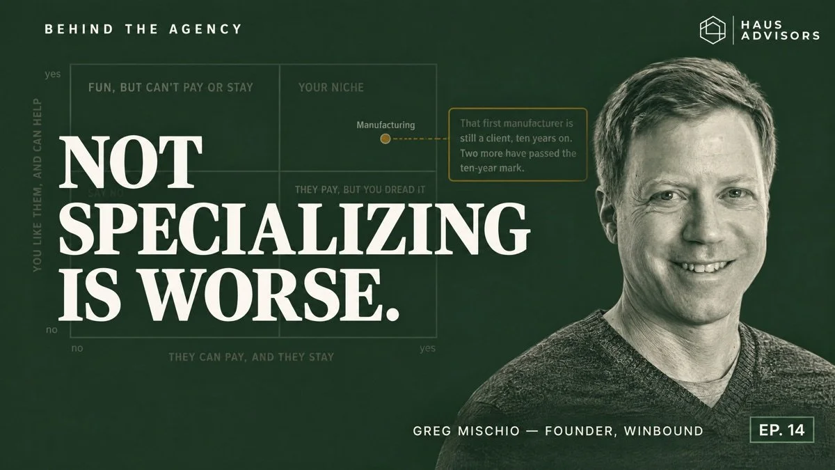 Episode 14: Specializing Is Scary. Not Specializing Is Worse.