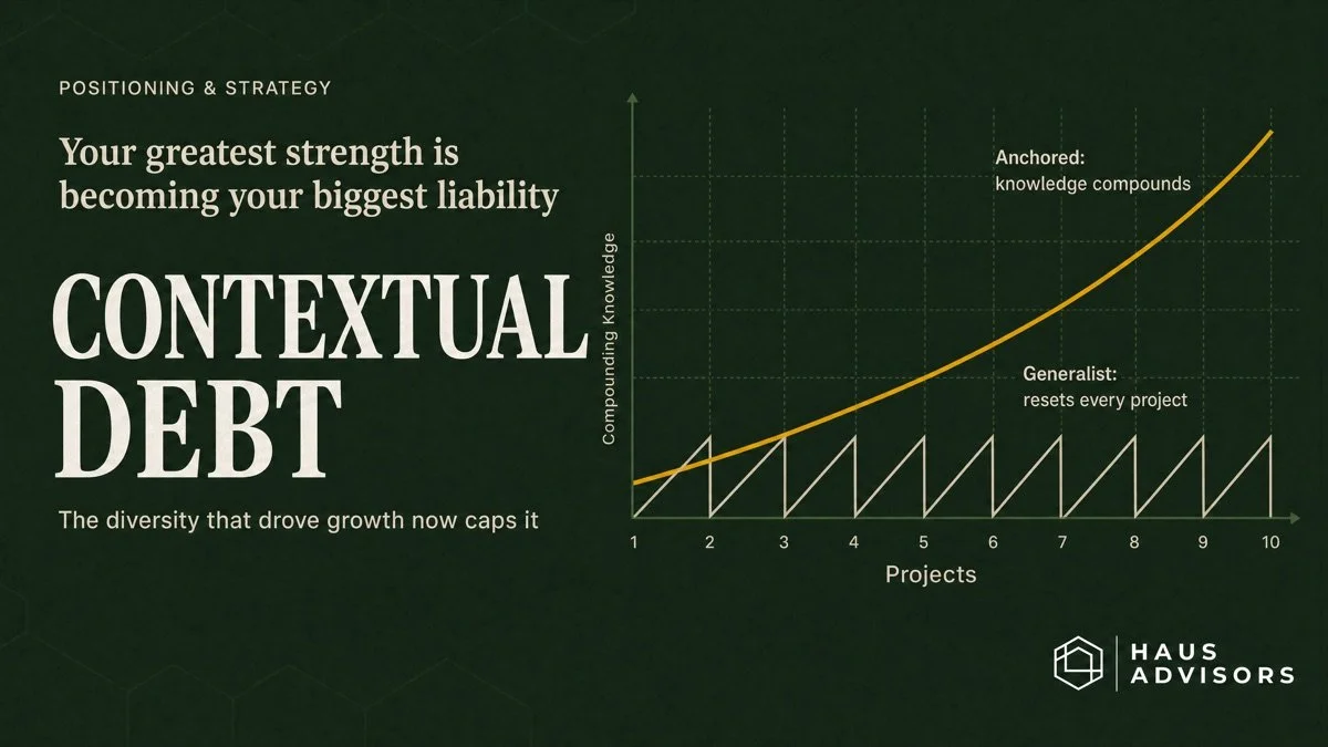 Your Agency's Greatest Strength Is Compounding Into Its Biggest Liability