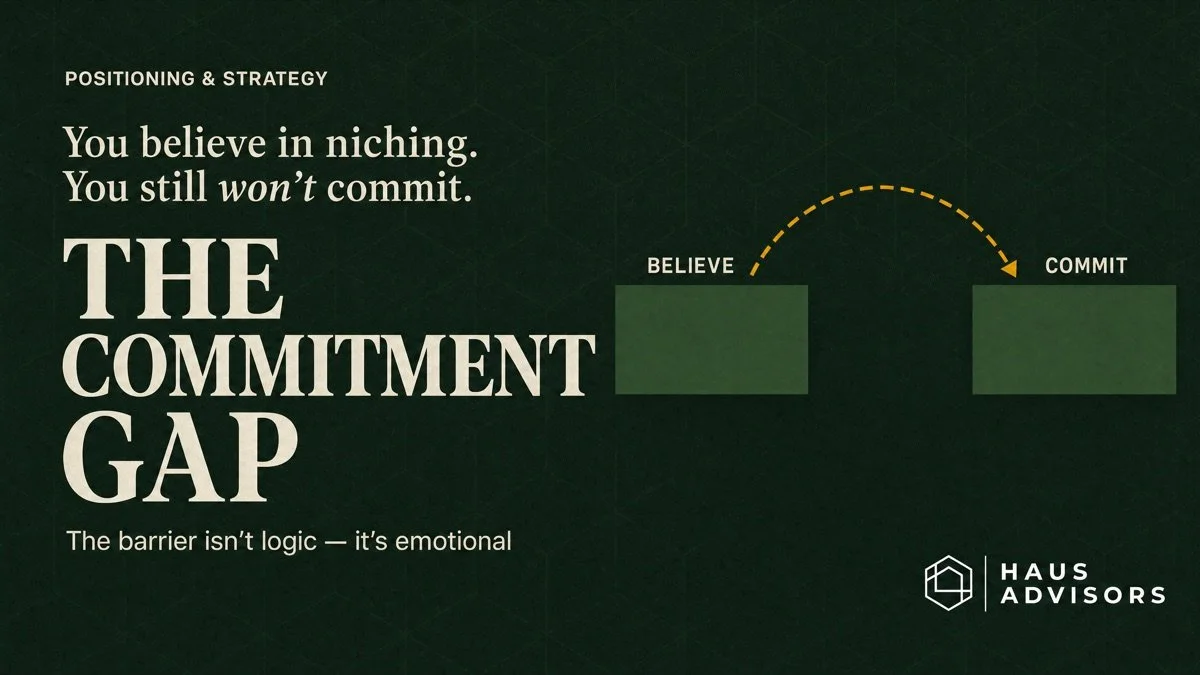 Should Your Agency Niche Down? The Real Barrier Isn't Logic