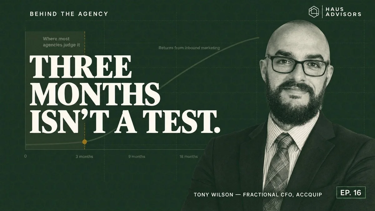 Episode 16: Most Agencies Spend 3–8%. Growing Ones Spend 15–25%.