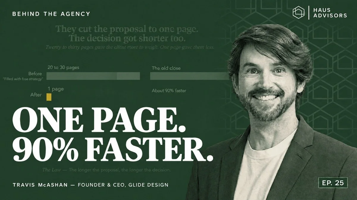 Episode 25: One-Page Proposals, 4-Day Weeks, and a 90% Faster Close Process