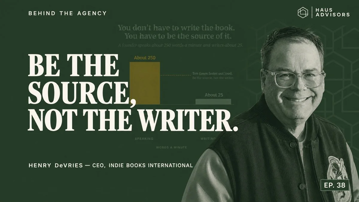 Episode 38: Why Two Out of Three Agencies Have a Right-Fit Client Problem (and How a Book Fixes It)