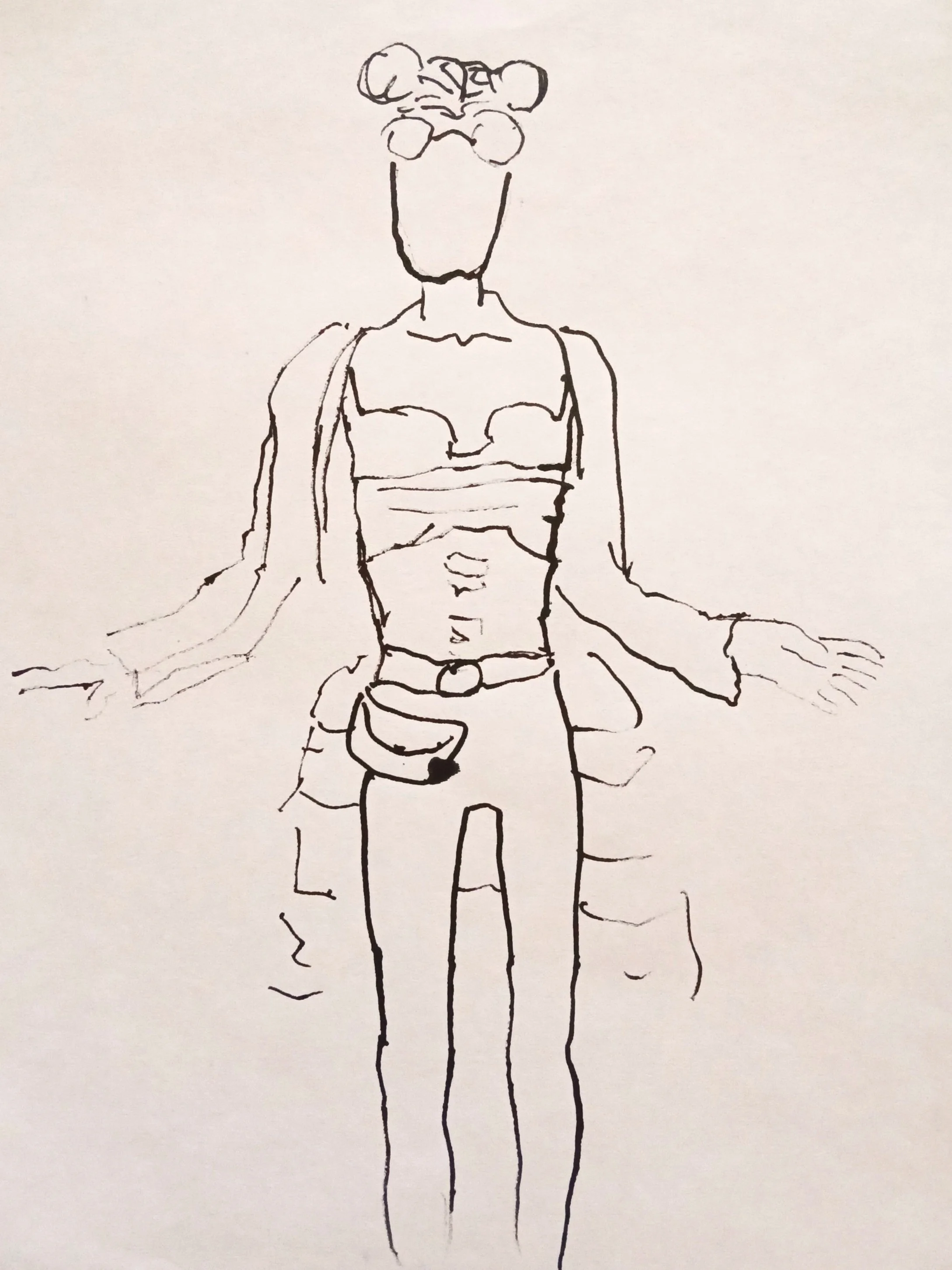 32/24 cm. Ink on paper.