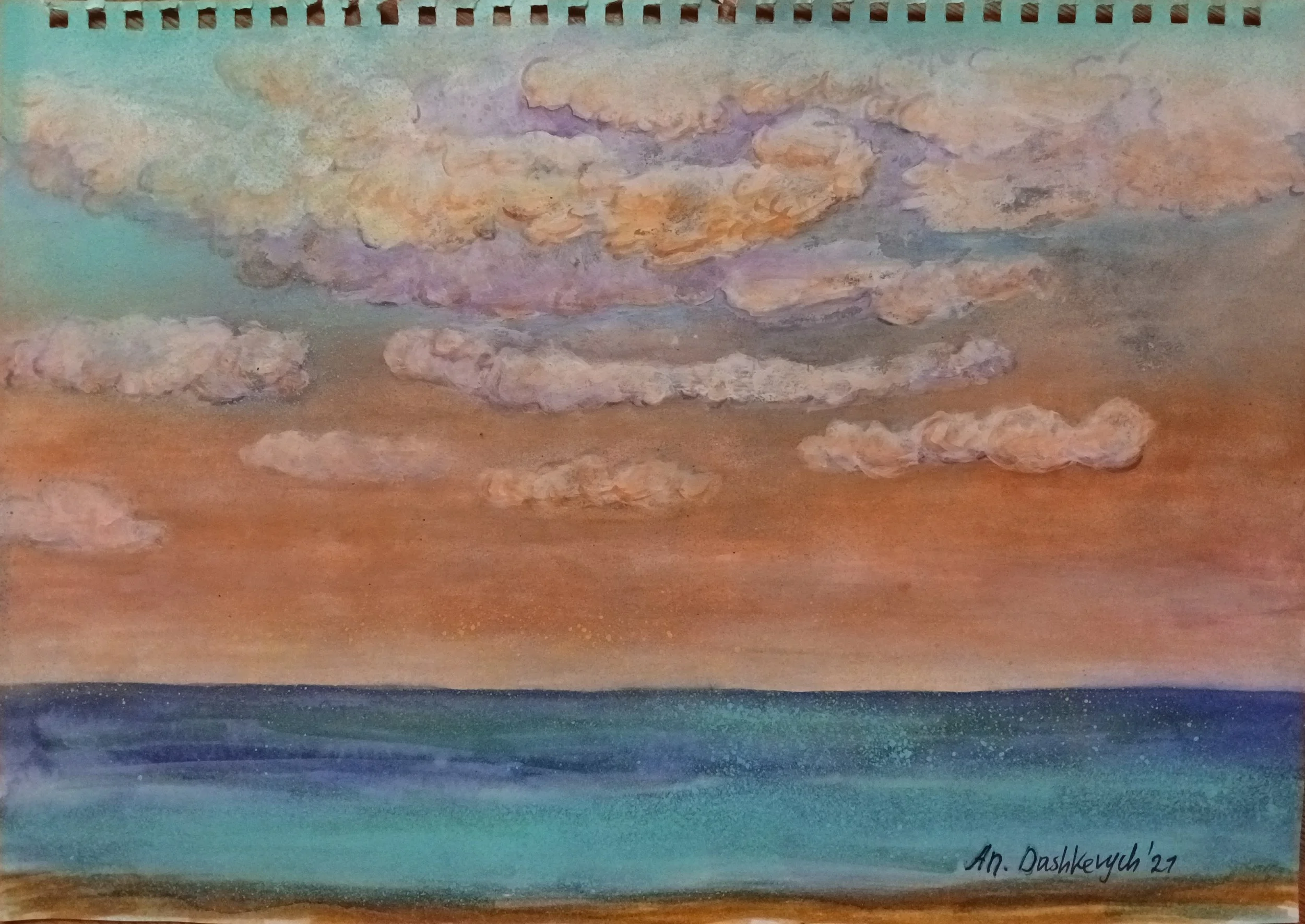 30/21 cm Mixed media on paper.