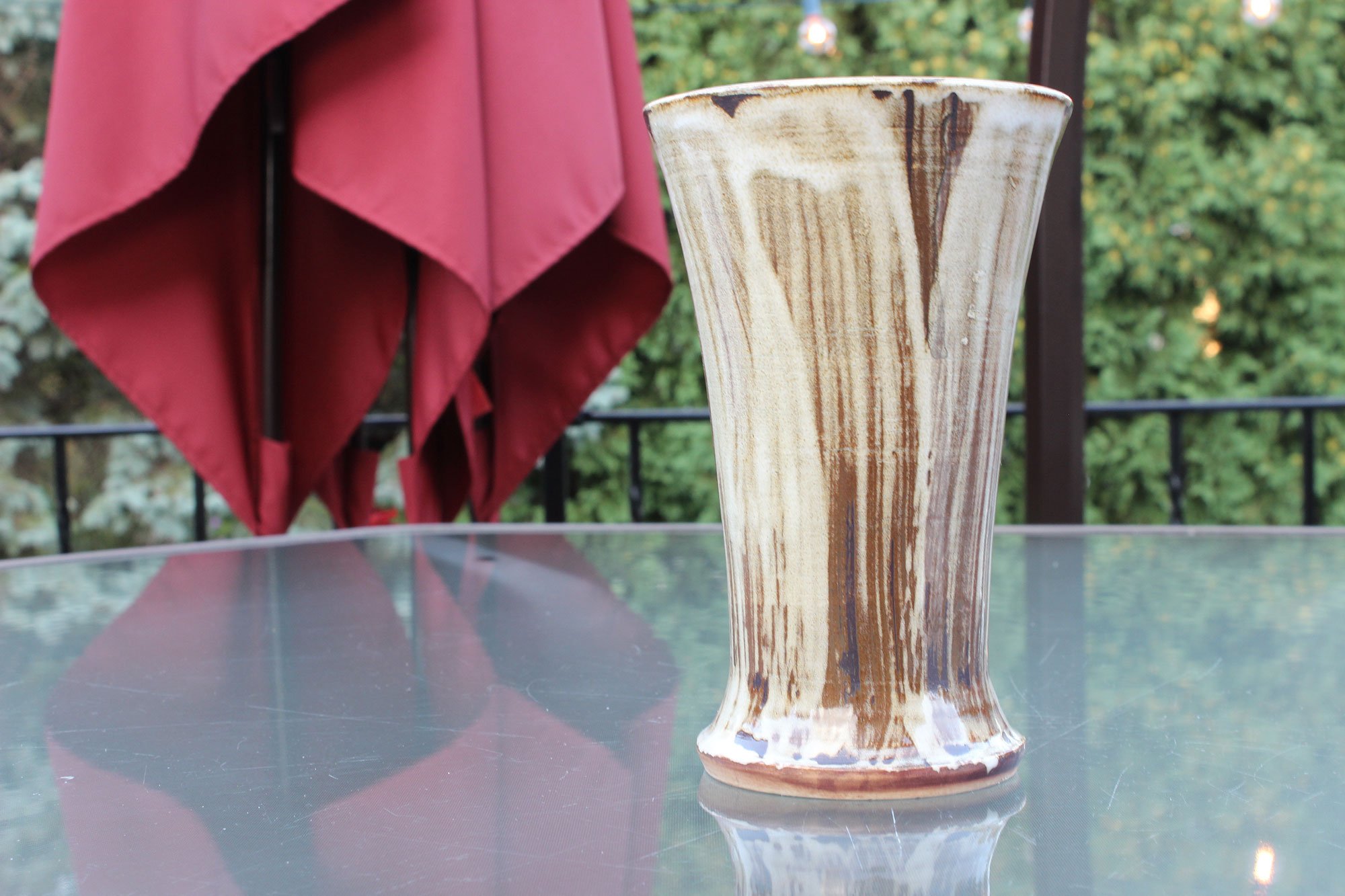 Iron Oxide Stoneware Vase