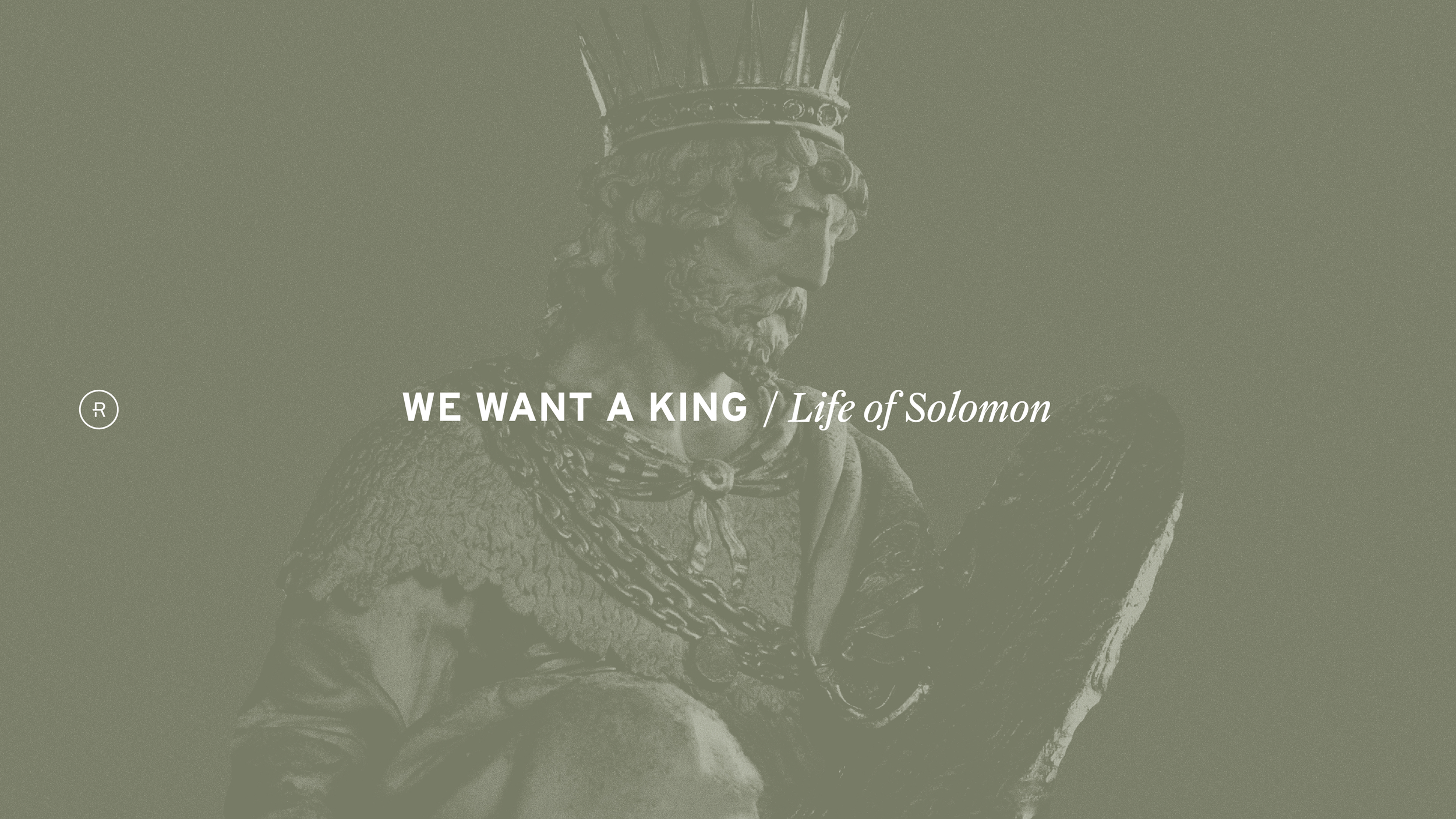 we want a king: life of solomon