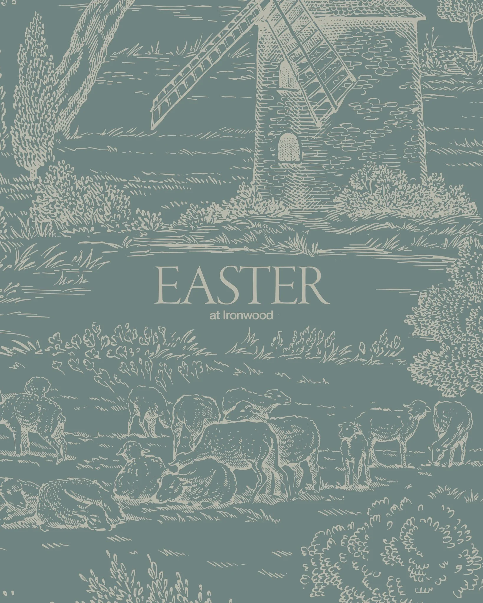 Join us this Easter as we celebrate the resurrection of Jesus! 

Saturday | 2:00p, 3:30p &amp; 5:00p
Sunday | 8:00a, 9:15a, 10:30a &amp; 11:45a 

Ironwood Kids will be provided for children ages Birth through 4th grade. 

So that we can plan and prep