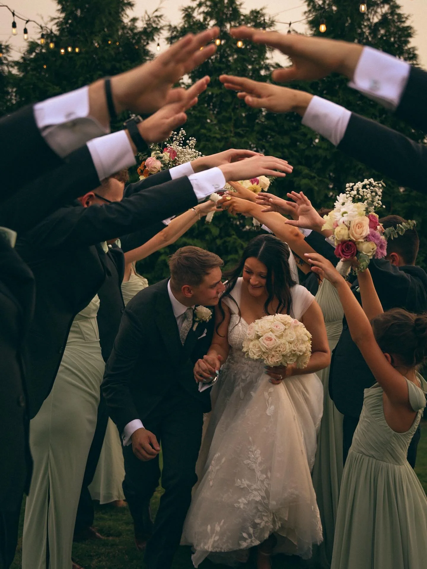 A day filled with laughter &amp; love for these newlyweds 🎞️💍🖤
a few from second shooting for the lovely @briannadphotography_ ! always the best time working together :) 

#weddingphotographer #secondshooter #filmphotography #candid #brideandgroom