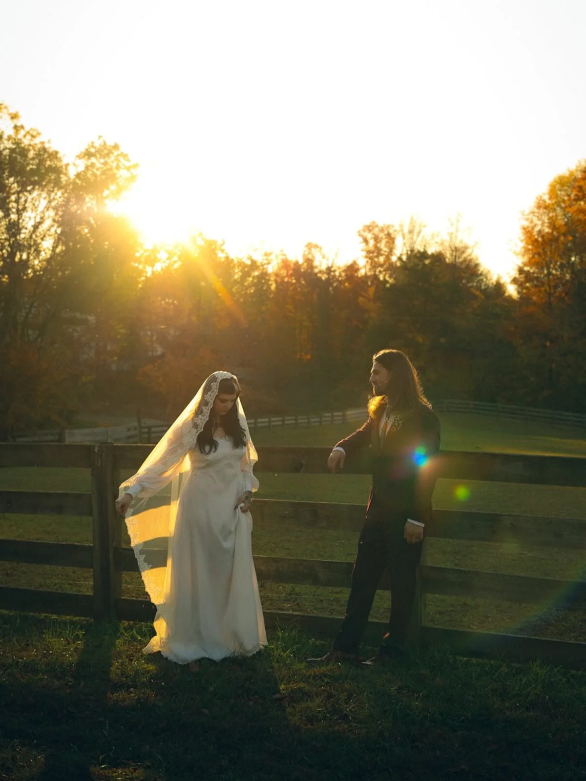 just leaving this fall wedding portrait of allie + spencer here bc it&rsquo;s a favorite! 🍂