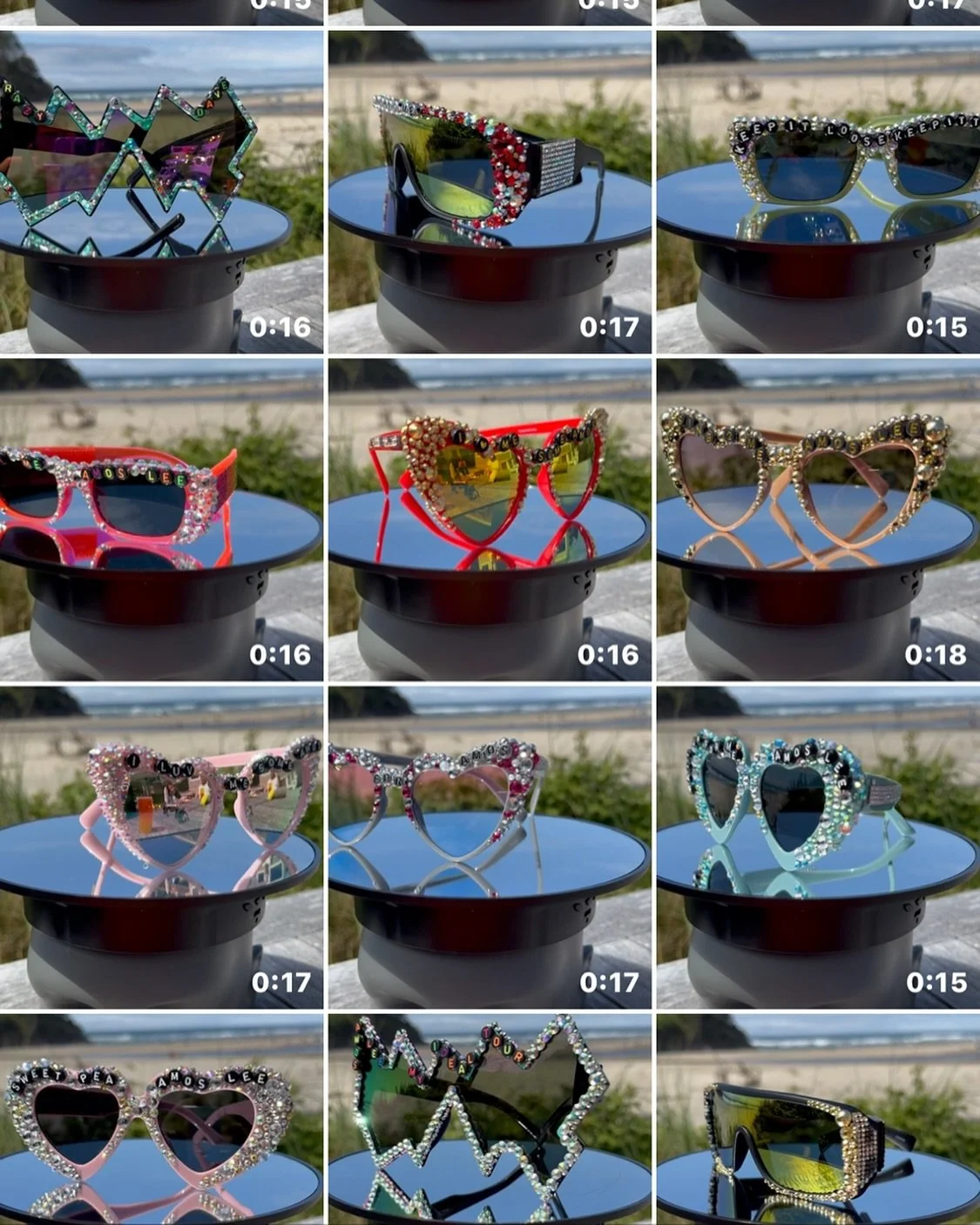 I&rsquo;ve got Sunnies for ALL THE DAVE FANS!  Summer tour has begun.  Love your eyeballs! 

#droppingonthesitesoon #sparklesandshades #tourlove #showlove #blingbling #shades #art @davematthewsband