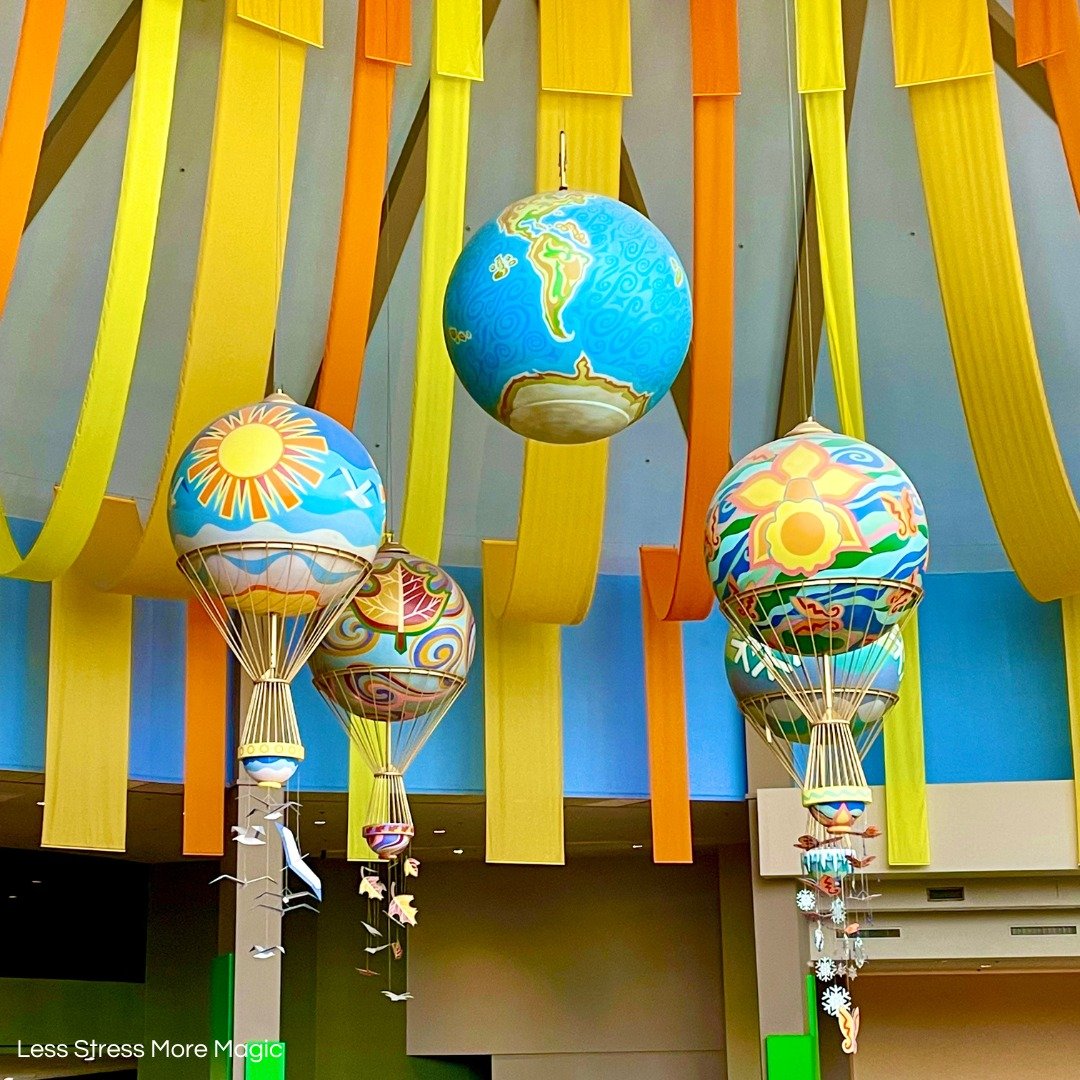 Epcot Fun Fact:

The balloons located inside Epcot's Land Pavilion represent each of the four seasons. ❄️🍁☀️🌸

The Land Pavilion is a very large pavilion, located in World Nature. It is home to two rides, one film, one quick service food court, and