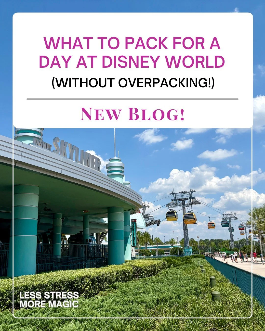 🎒✨ Headed to Disney World soon? Don&rsquo;t get stuck carrying a heavy bag full of &ldquo;just in case&rdquo; items!

I put together a super simple guide: What to Pack for a Day at Disney World (Without Overpacking!) 🌟

You&rsquo;ll find:
☀️ Heat-b