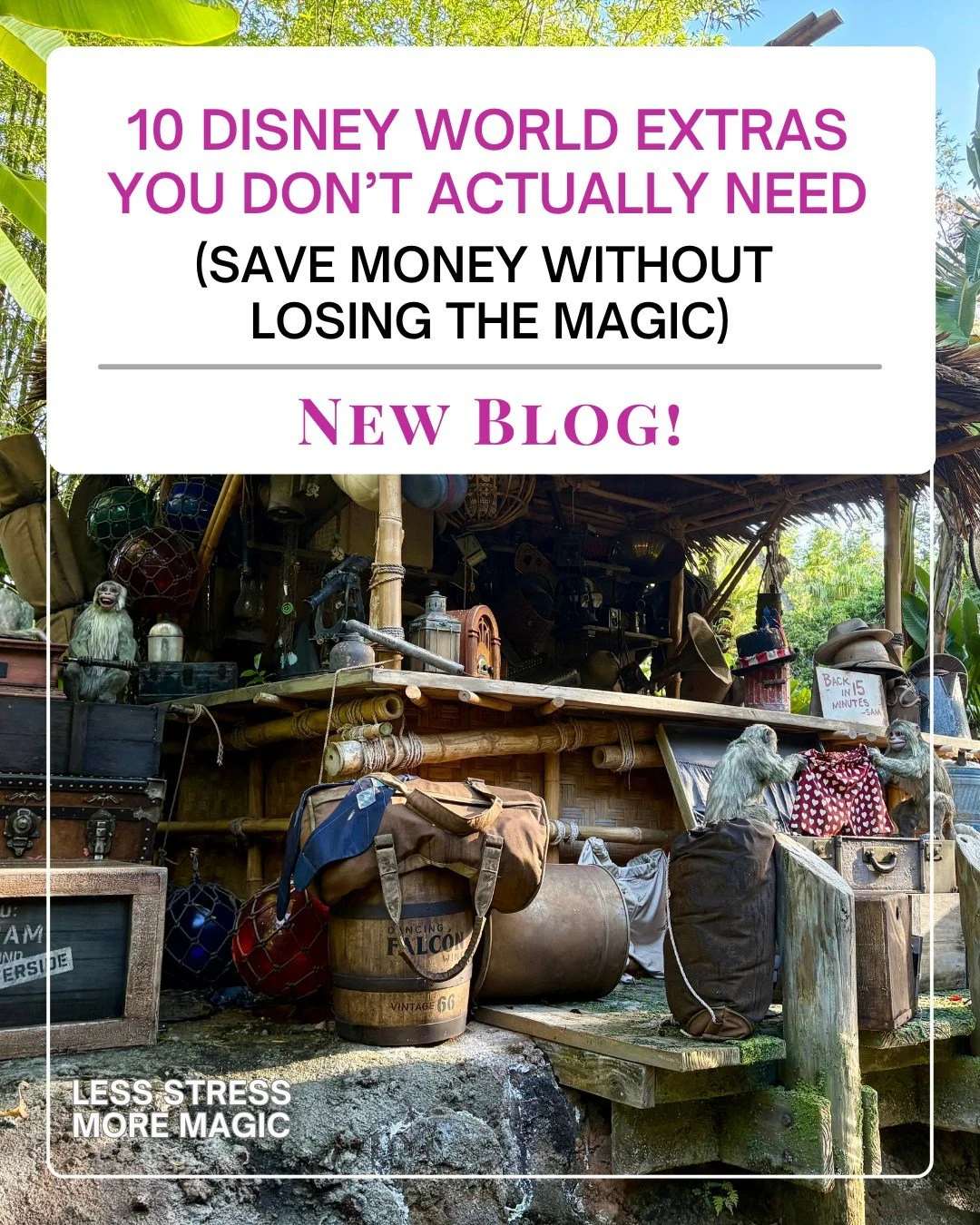 💸 Disney magic doesn&rsquo;t have to cost a fortune!

From MagicBands to Lightning Lanes to deluxe resorts, Disney has lots of extras&hellip; but do you really need them? 🤔

Check out my latest blog to learn 10 Disney add-ons you can skip and still