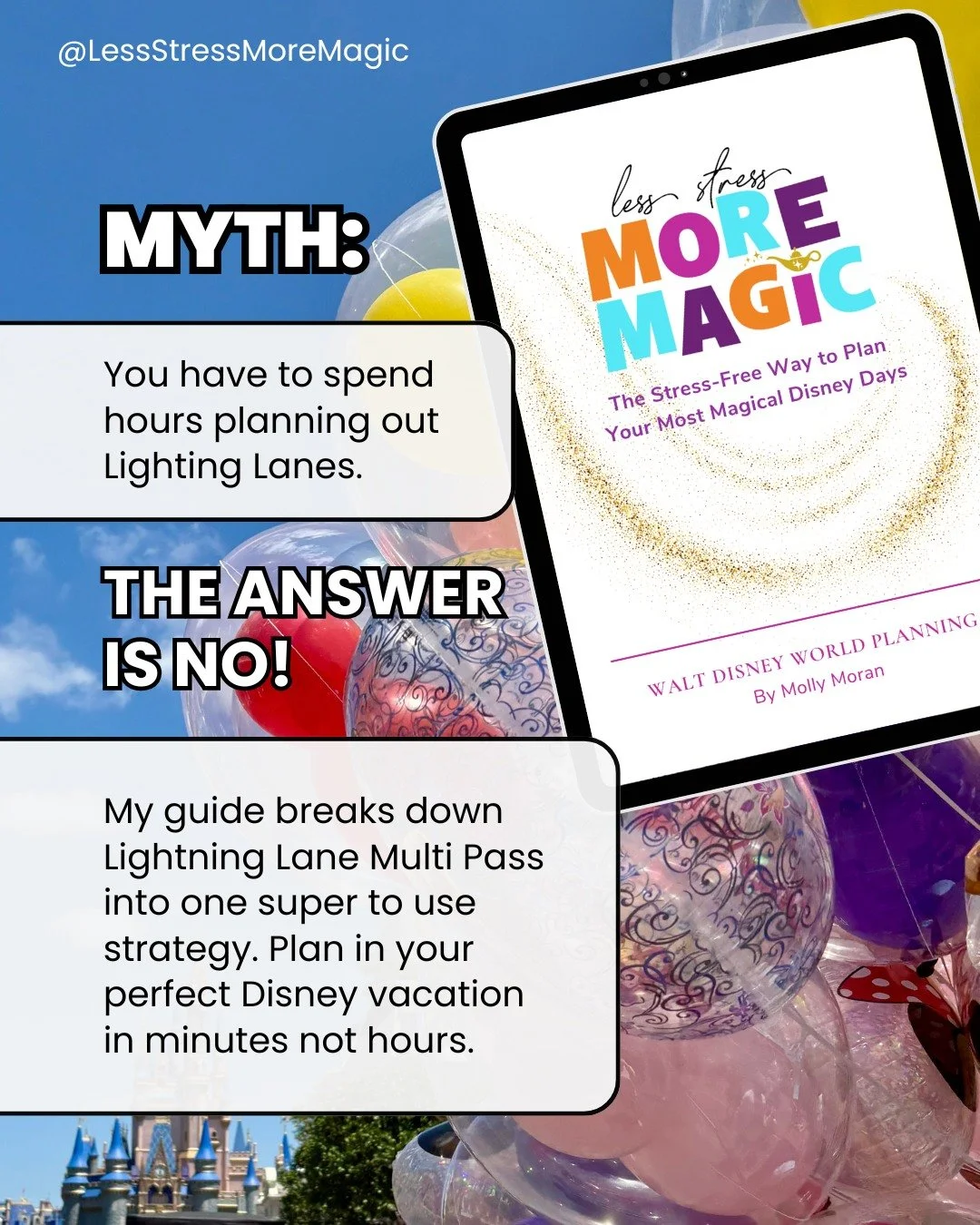 🪄 Disney Planning Mythbuster! 🪄

Myth: You have to spend hours every night planning Lightning Lanes to get the rides you want.

Truth: With the new Lightning Lane Multi Pass, planning is easier (and faster) than ever &mdash; if you know how to use 