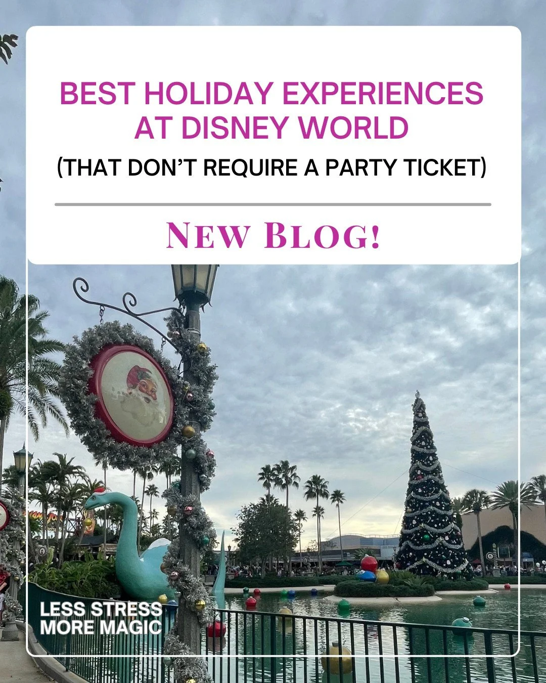 ✨You don&rsquo;t need a special event ticket to experience Disney World&rsquo;s holiday magic!

From festive parades and twinkling trees to cozy resort decorations and the EPCOT International Festival of the Holidays&mdash;there are so many ways to s