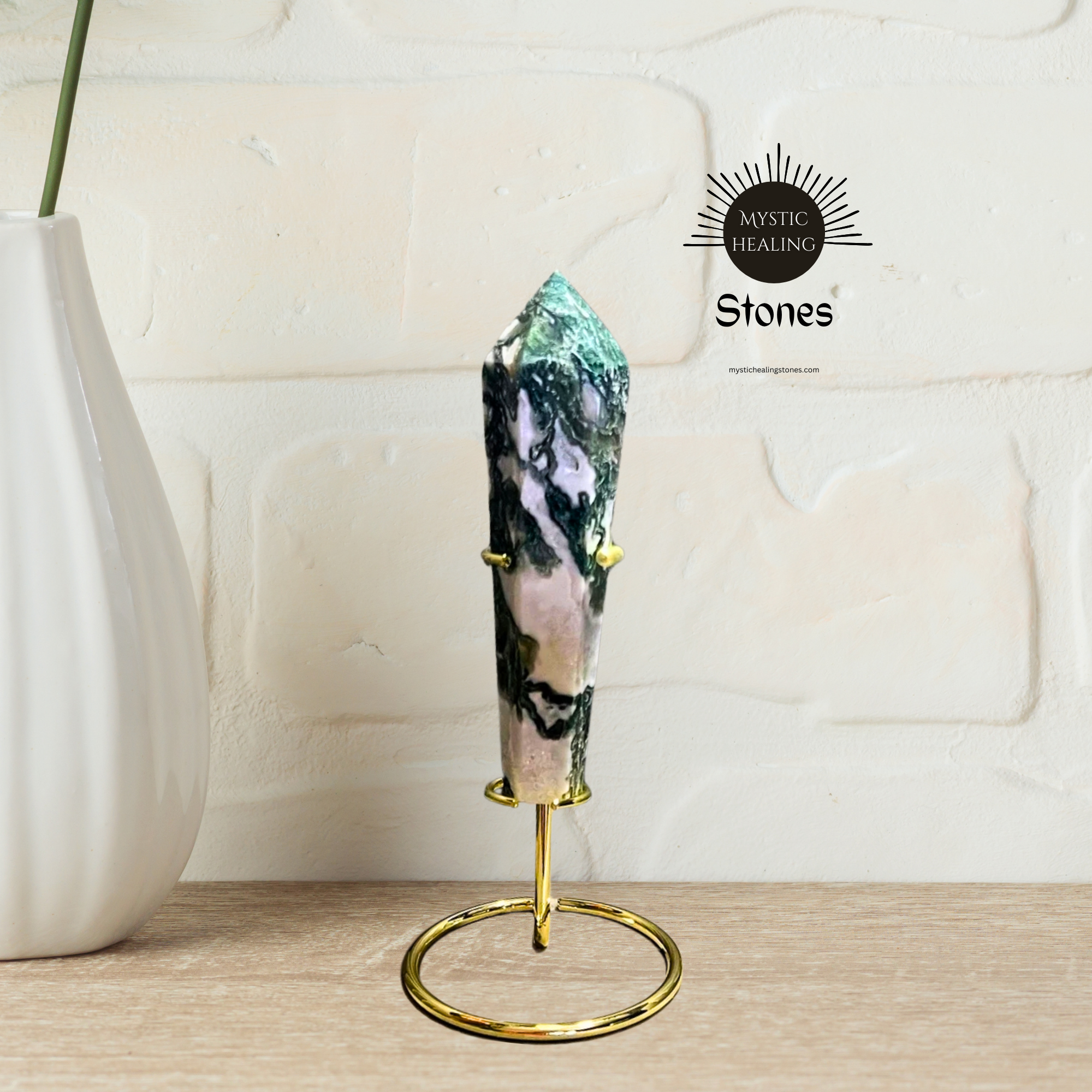 Moss Agate — Fair Trade crystals, jewelry, and art. — Mystic