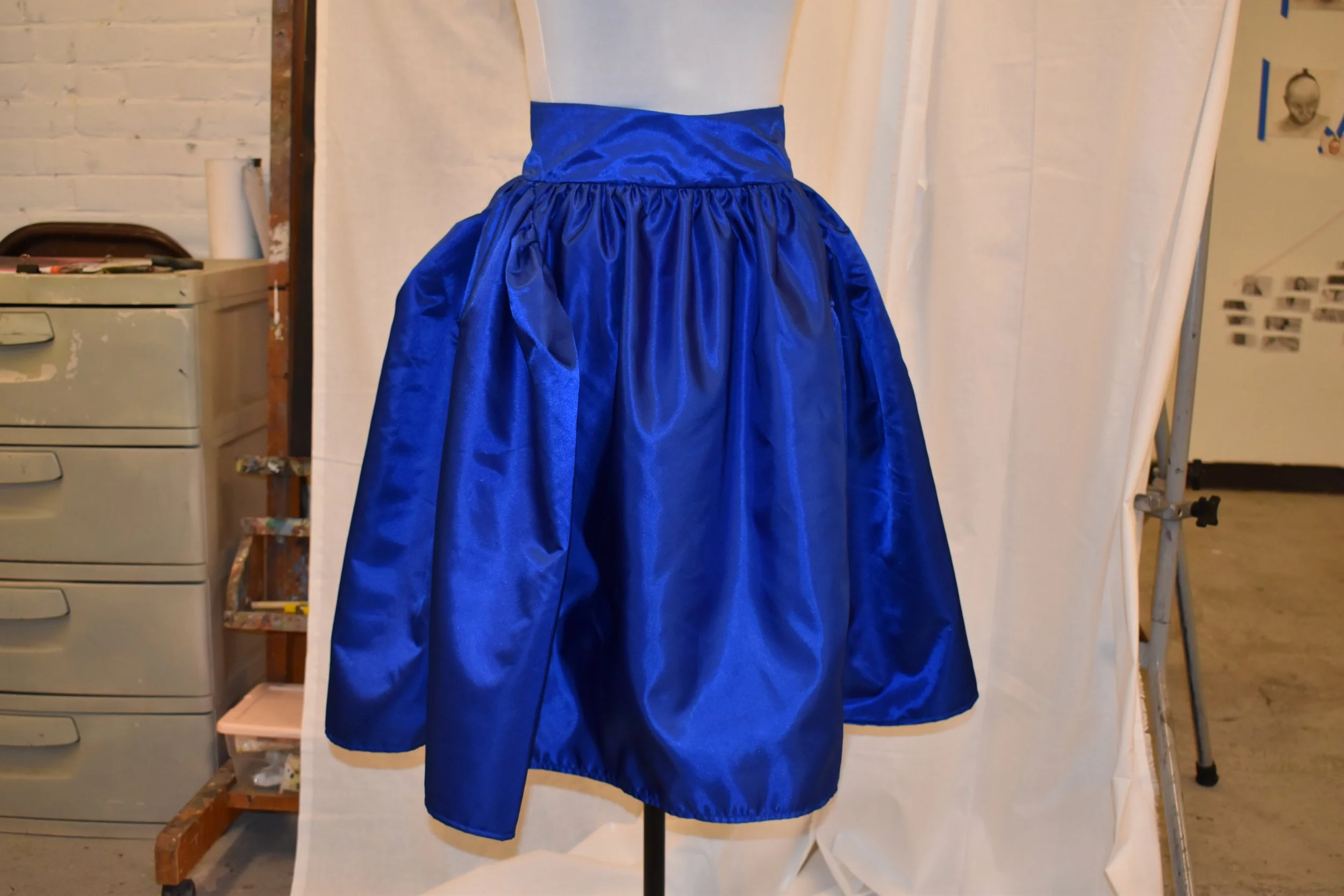 Alexander McQueen inspired taffeta skirt.